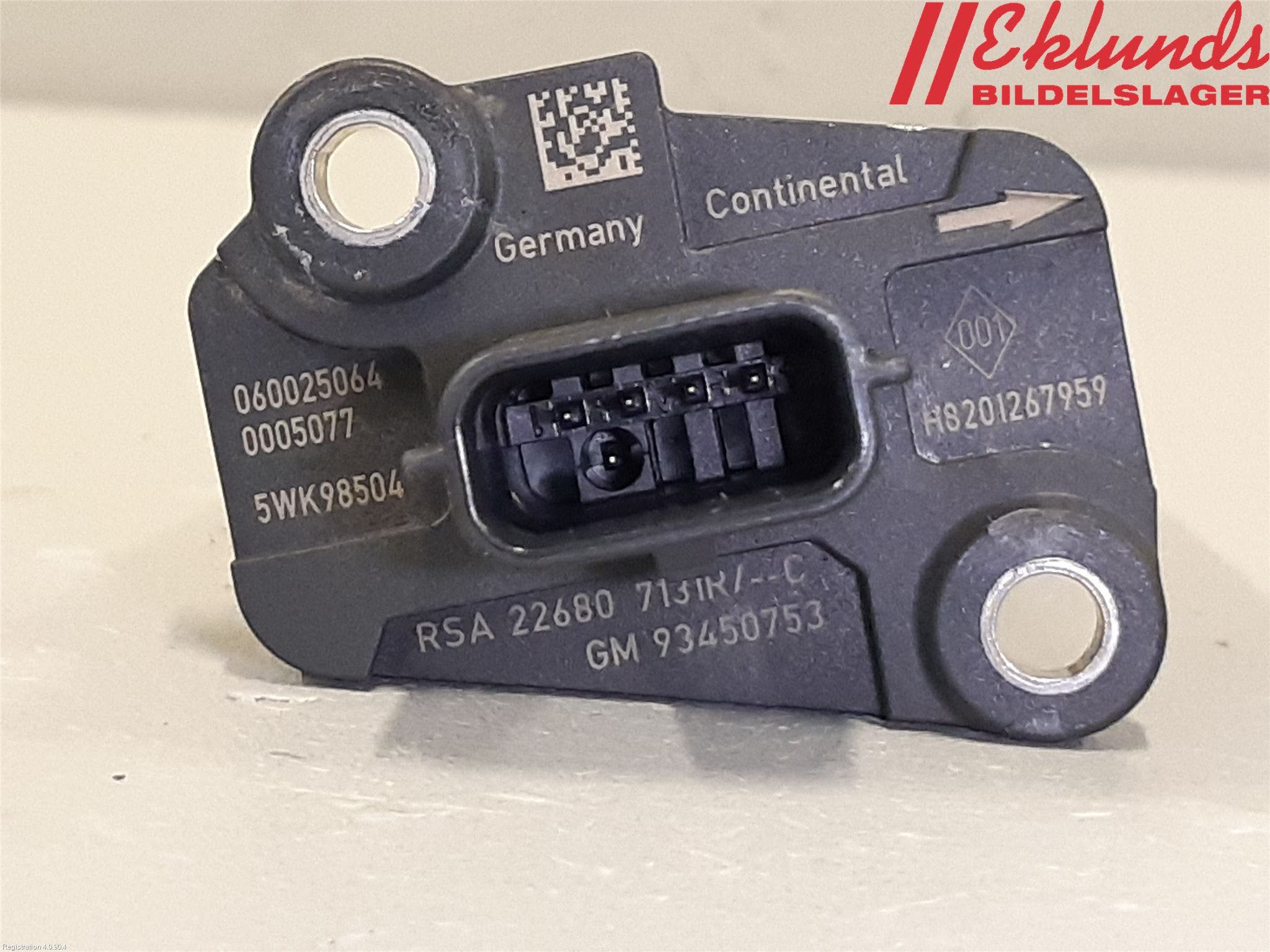 Nissan QASHQAI 14-17 Injluftmassamätare