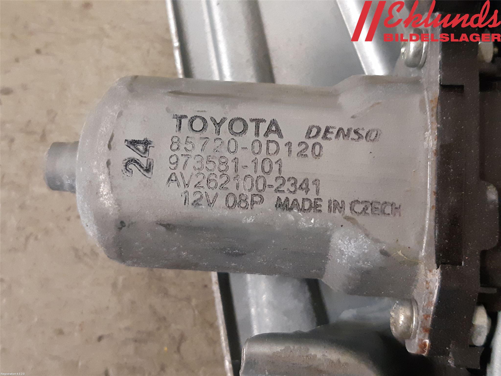 Toyota YARIS XP130 12-14 Fönsterhiss El Kompl