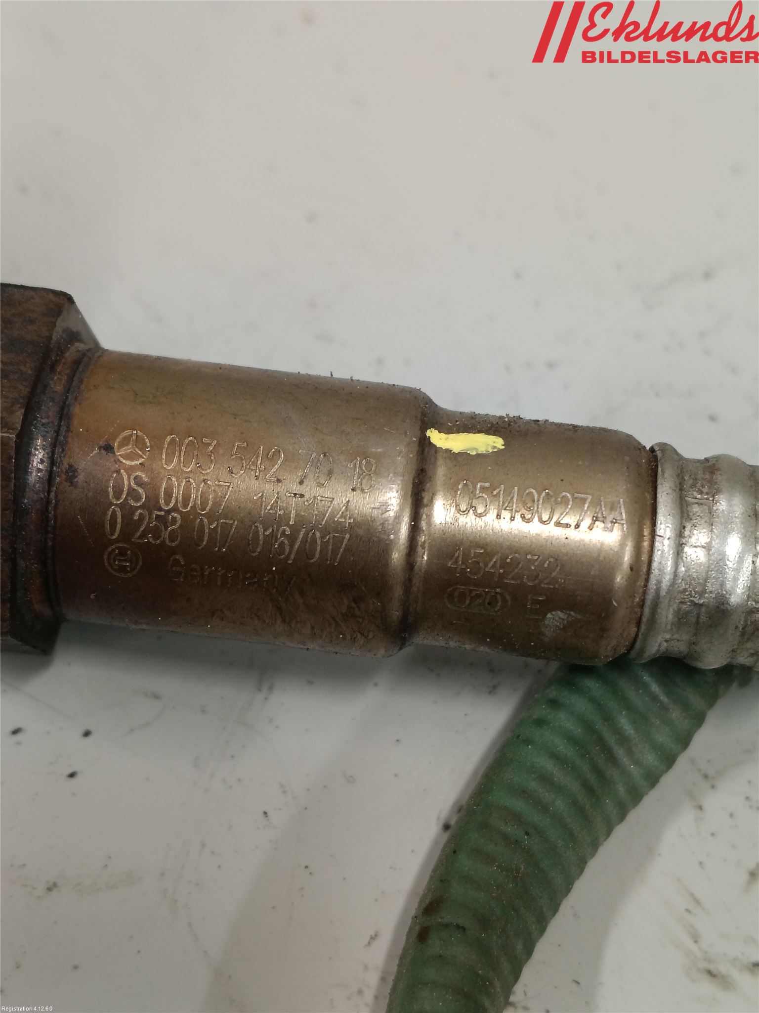 Mercedes-Benz MB B-KLASS (W246/W242) 12-19 Sensor Avgas