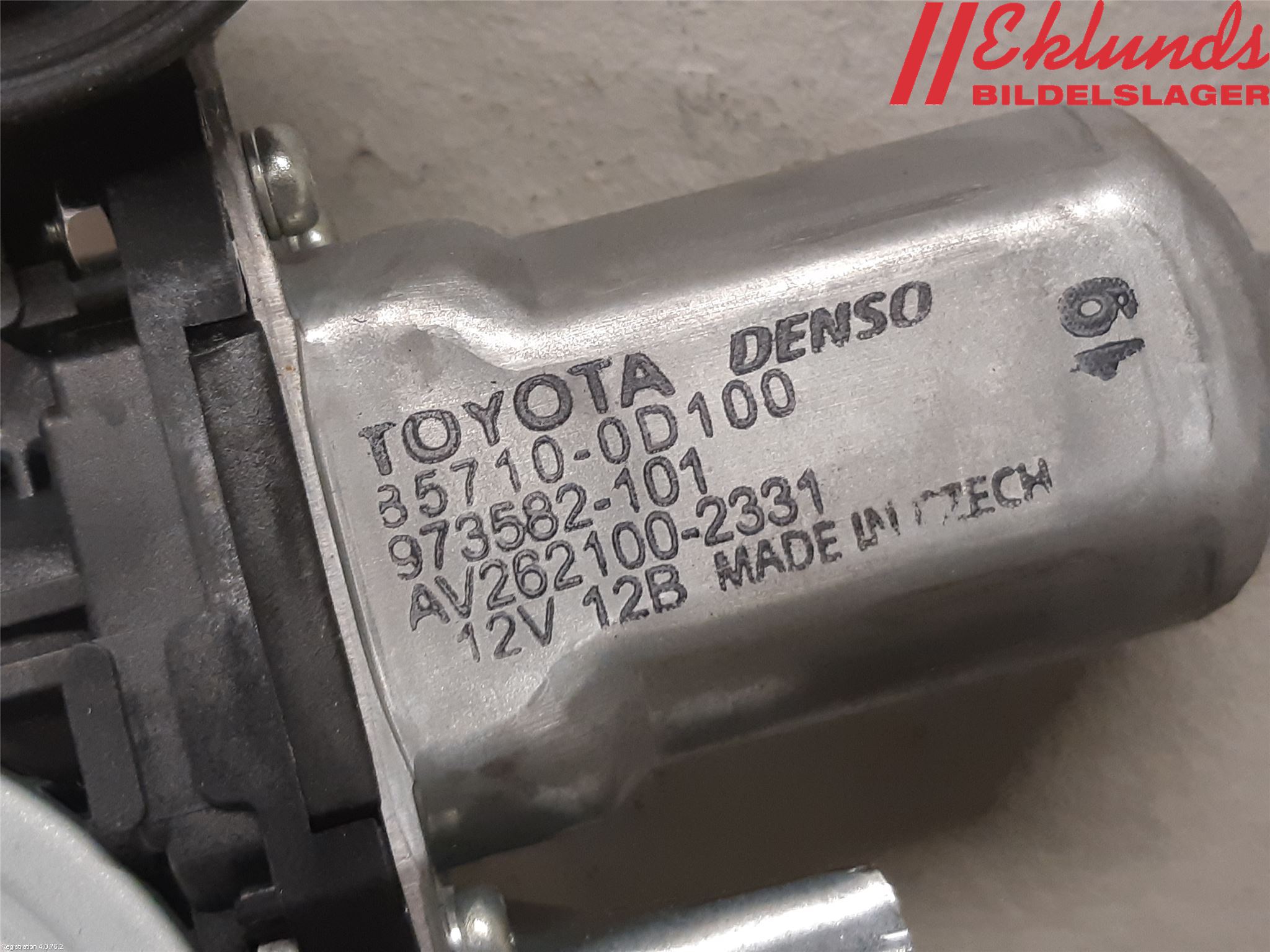 Toyota YARIS XP130 15-20 Fönsterhiss El Kompl