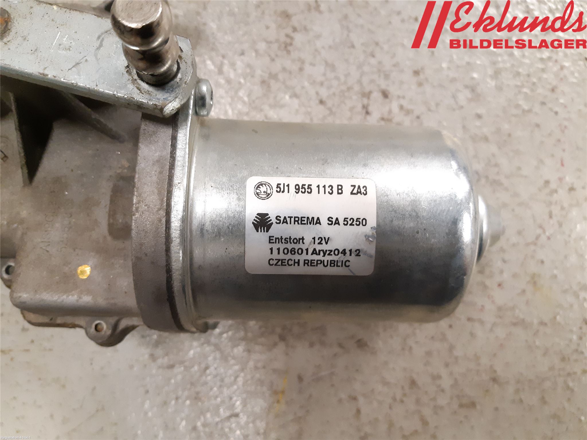 Skoda PRAKTIK Torkarmotor Vindruta