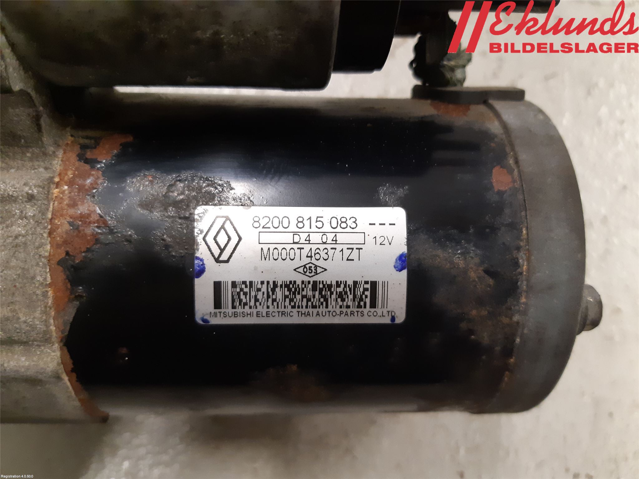 Dacia DOKKER 13- Startmotor