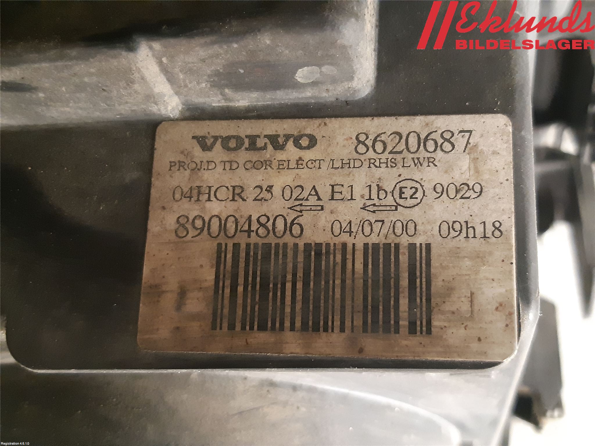 Volvo V70 00-04 Strålkastare Höger