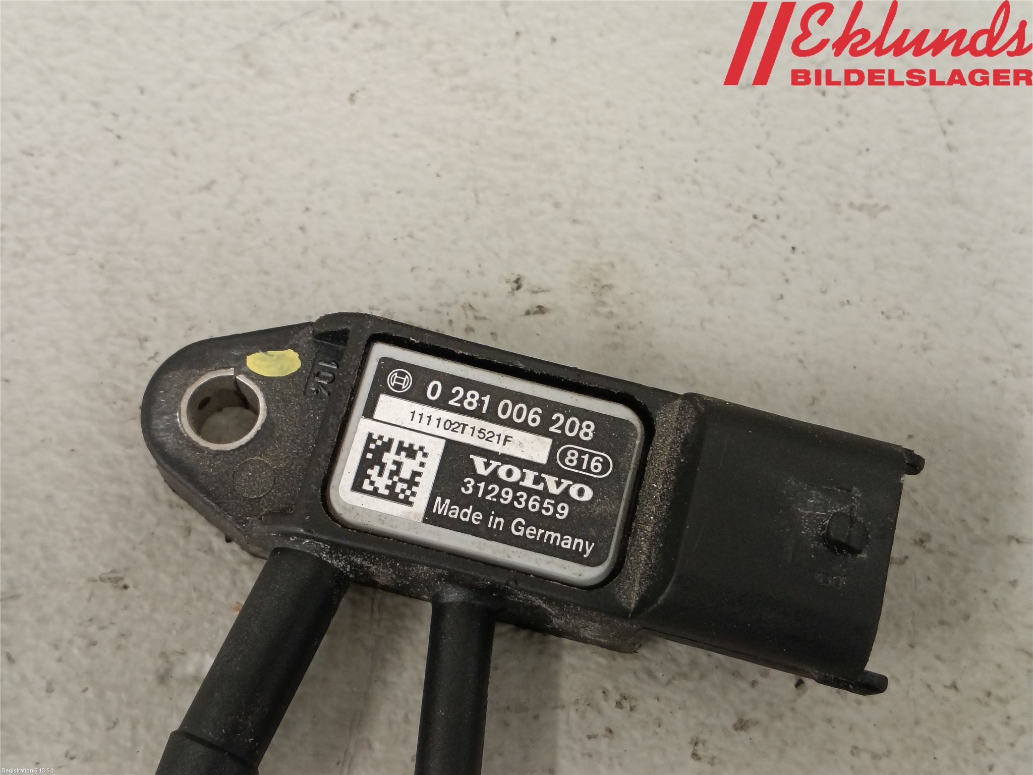 Volvo XC70 08-13 Givare Temp-Tryck Avgas