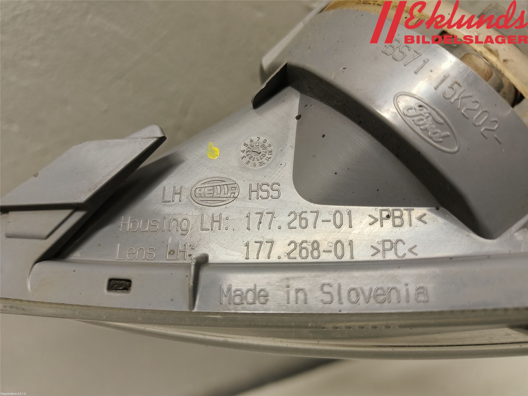 Ford MONDEO 07-15 Dimljus-Varselljus Fram