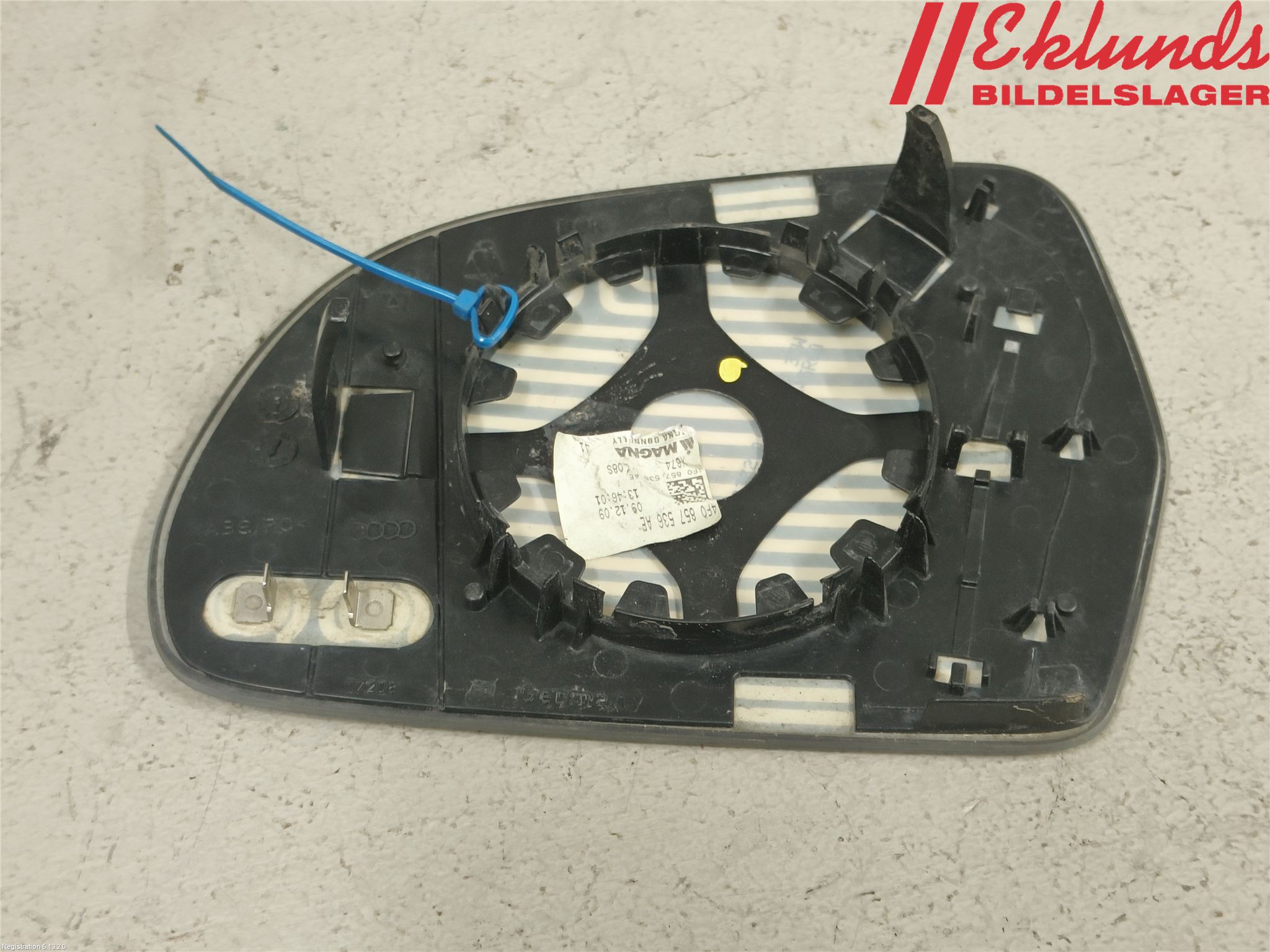 Audi A3/S3 05-13 Spegelglas Hö