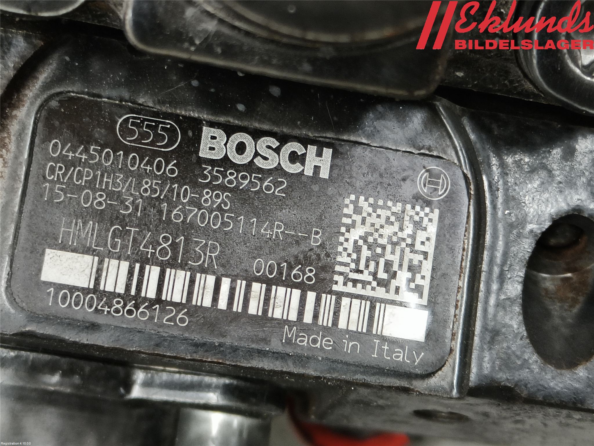 Renault TRAFIC/E-TECH 15- Bränsle Insppump Diesel