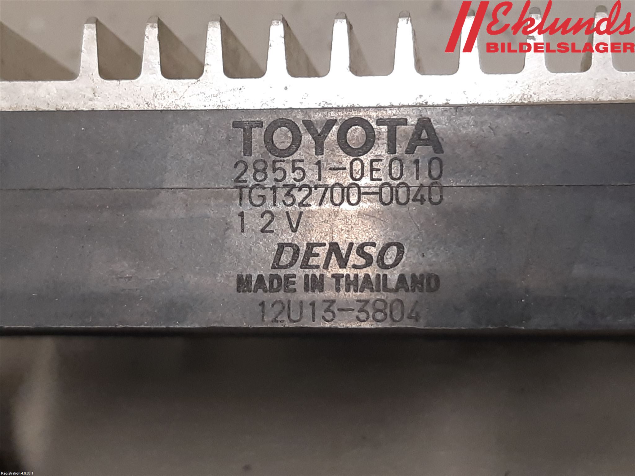 Toyota HILUX 16- Relä Glödning Diesel