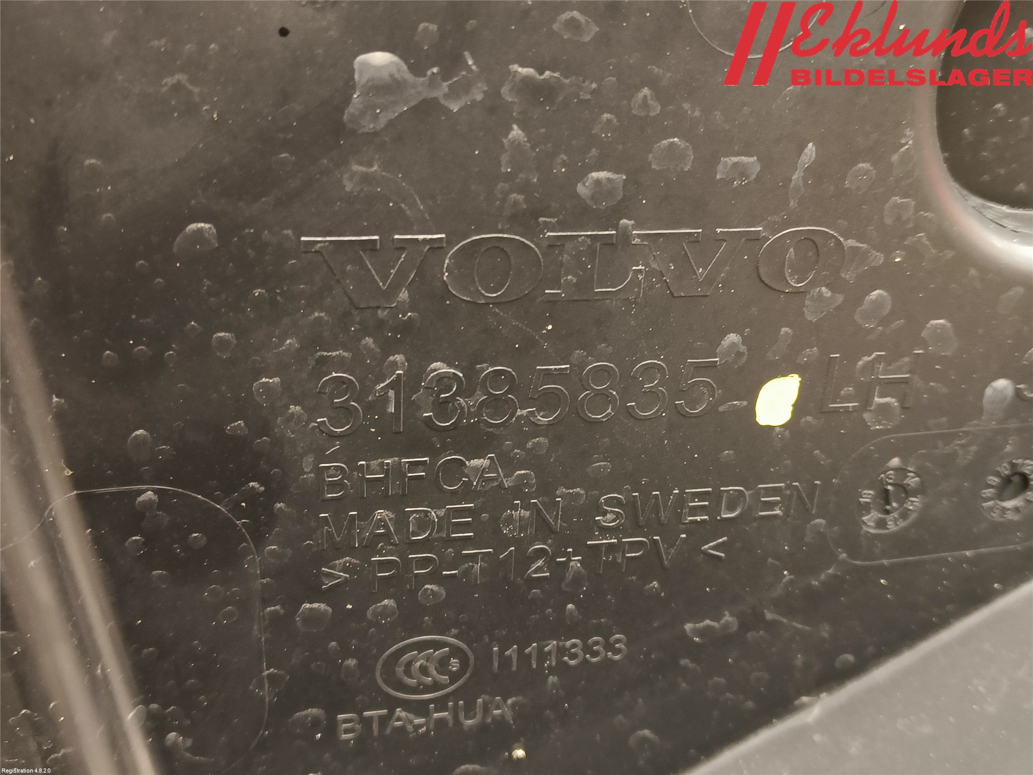 Volvo XC90/RECHARGE 16- Torpedplåt-Torpedplast