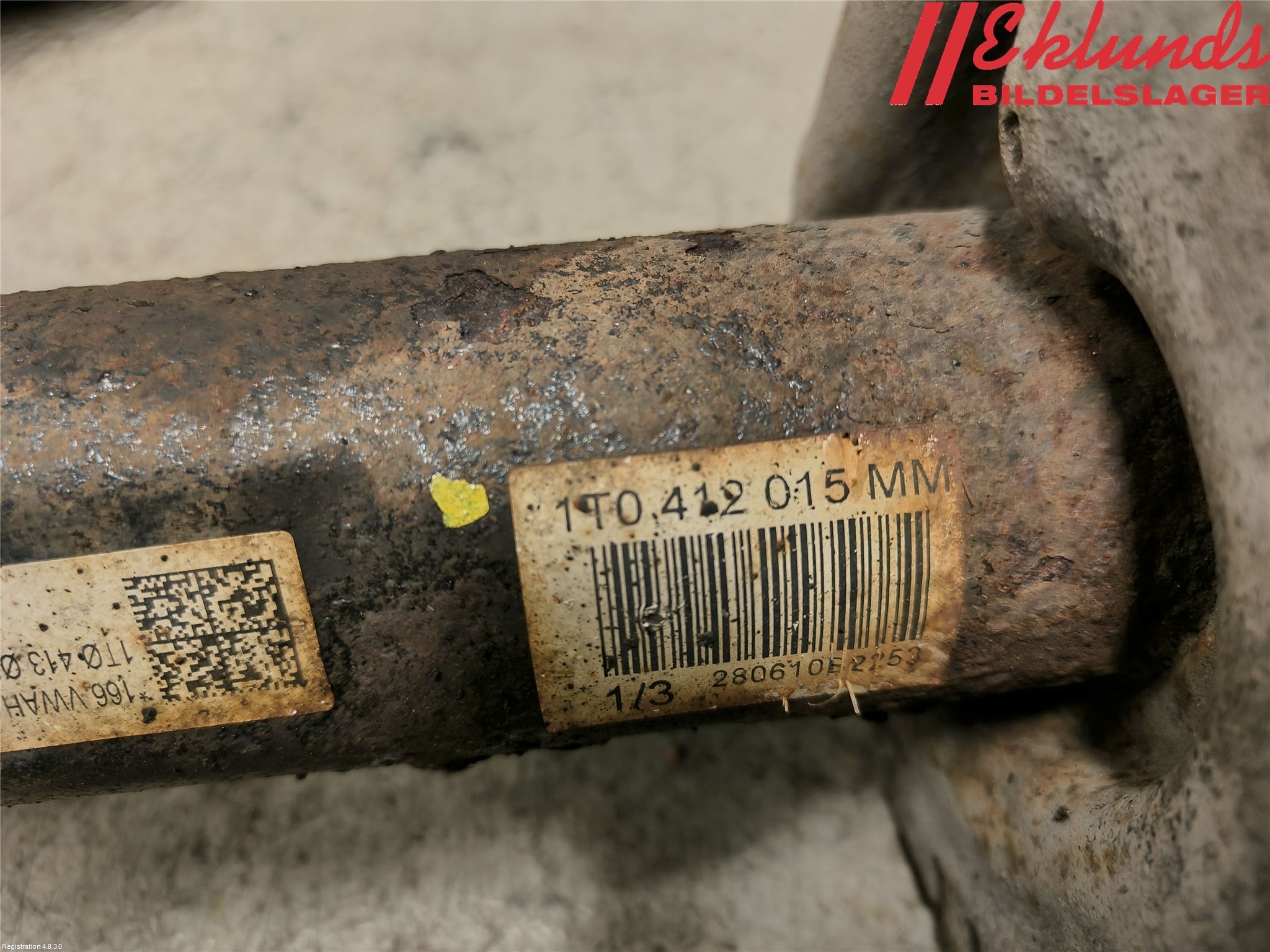 Volkswagen VW GOLF VI 09-13 Fjäderben Fram Höger