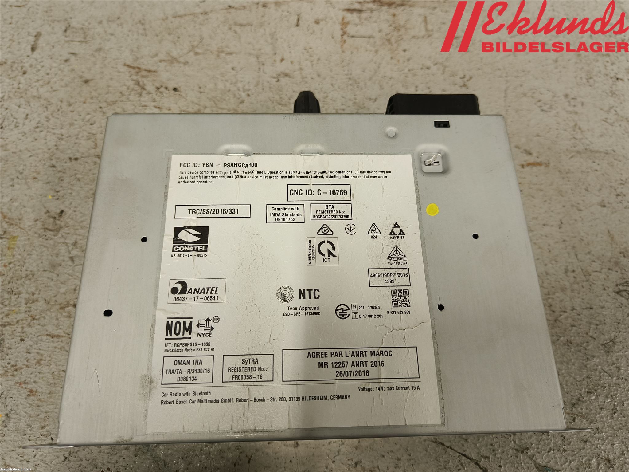 Opel VIVARO 20- Cd Radio - Multimediapanel