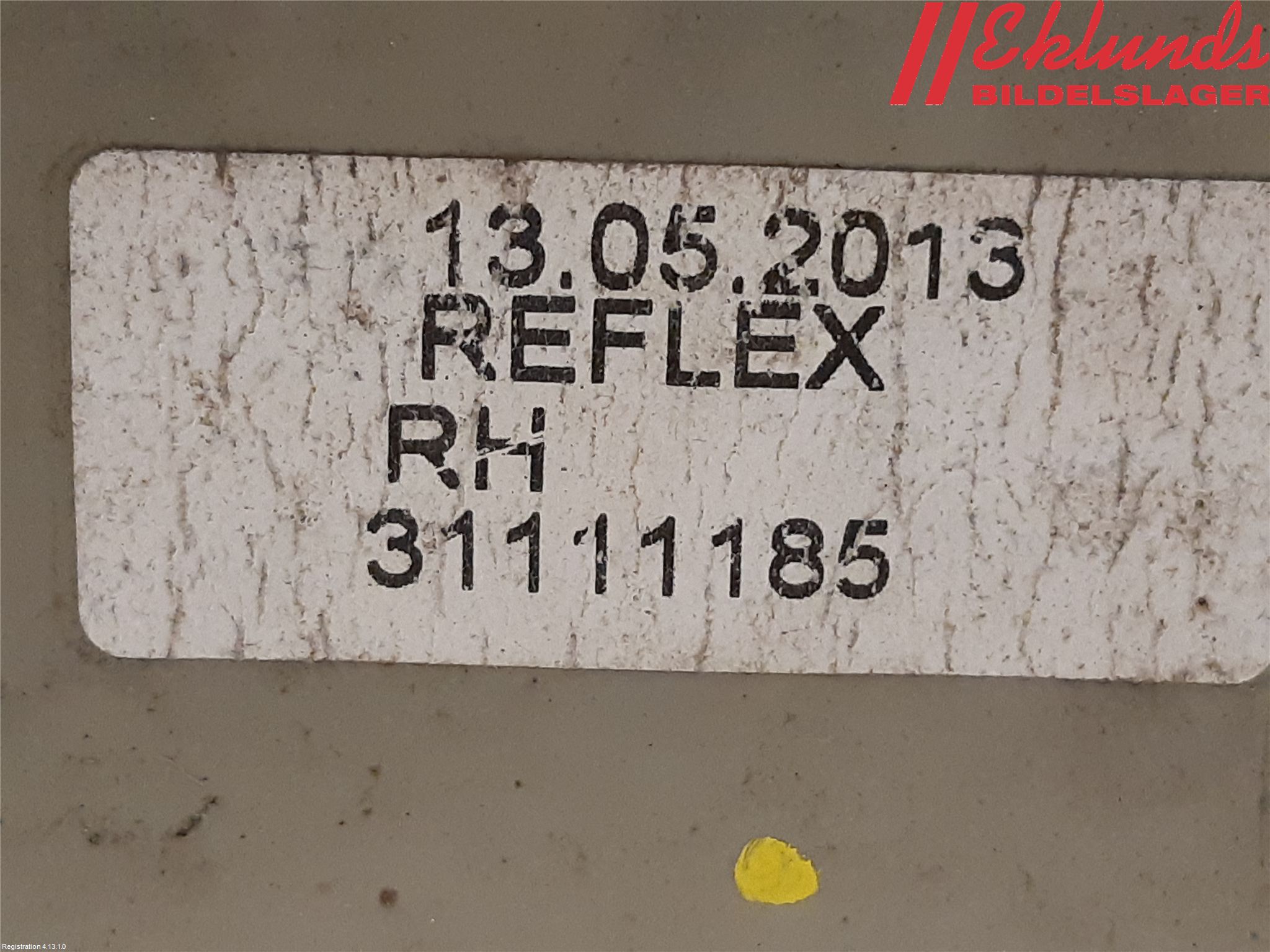 Volvo XC90 07-14 Dimljus/Reflex Bak