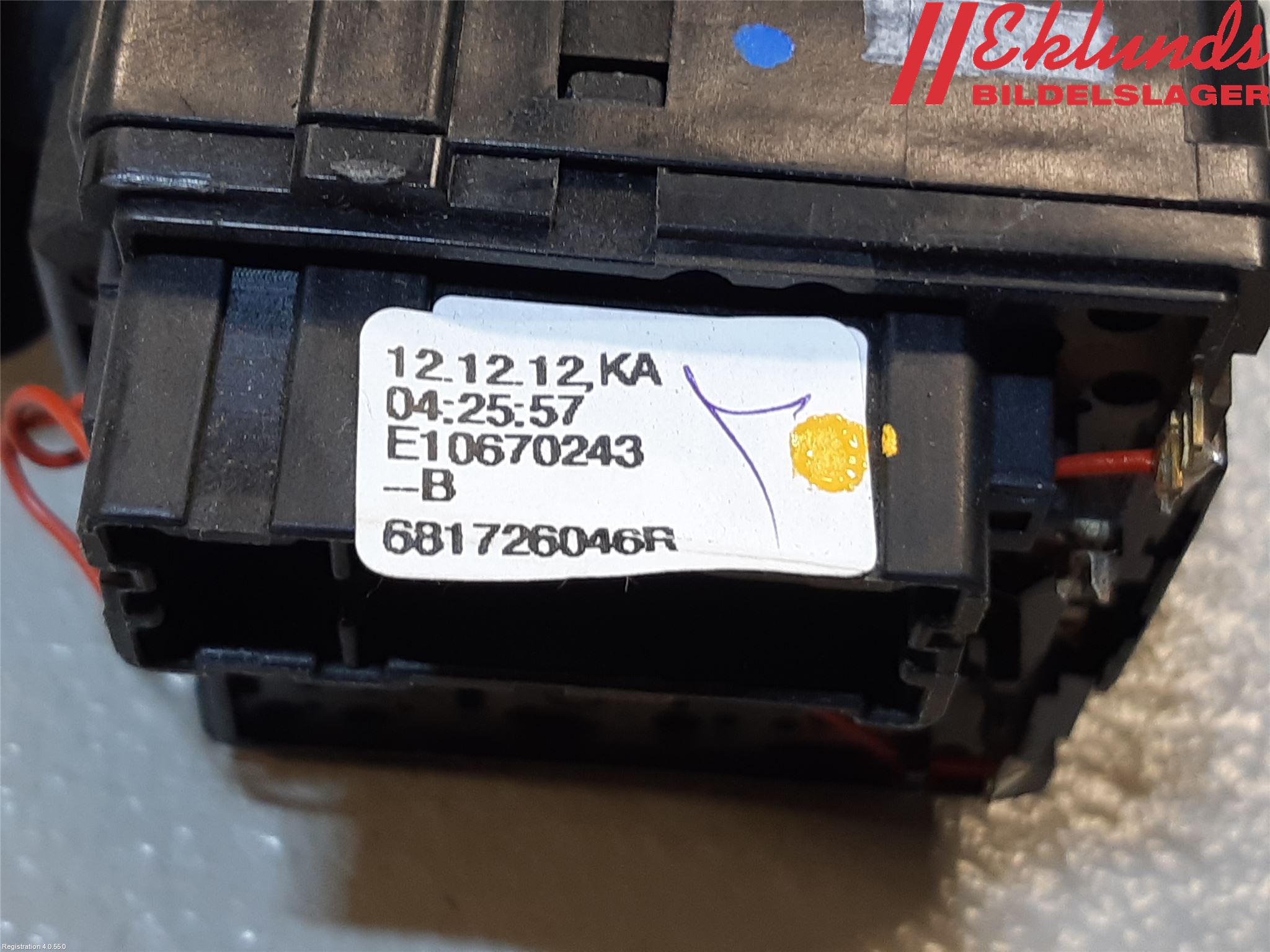 Dacia LODGY 12-18 Spak Torkar-Spolomk