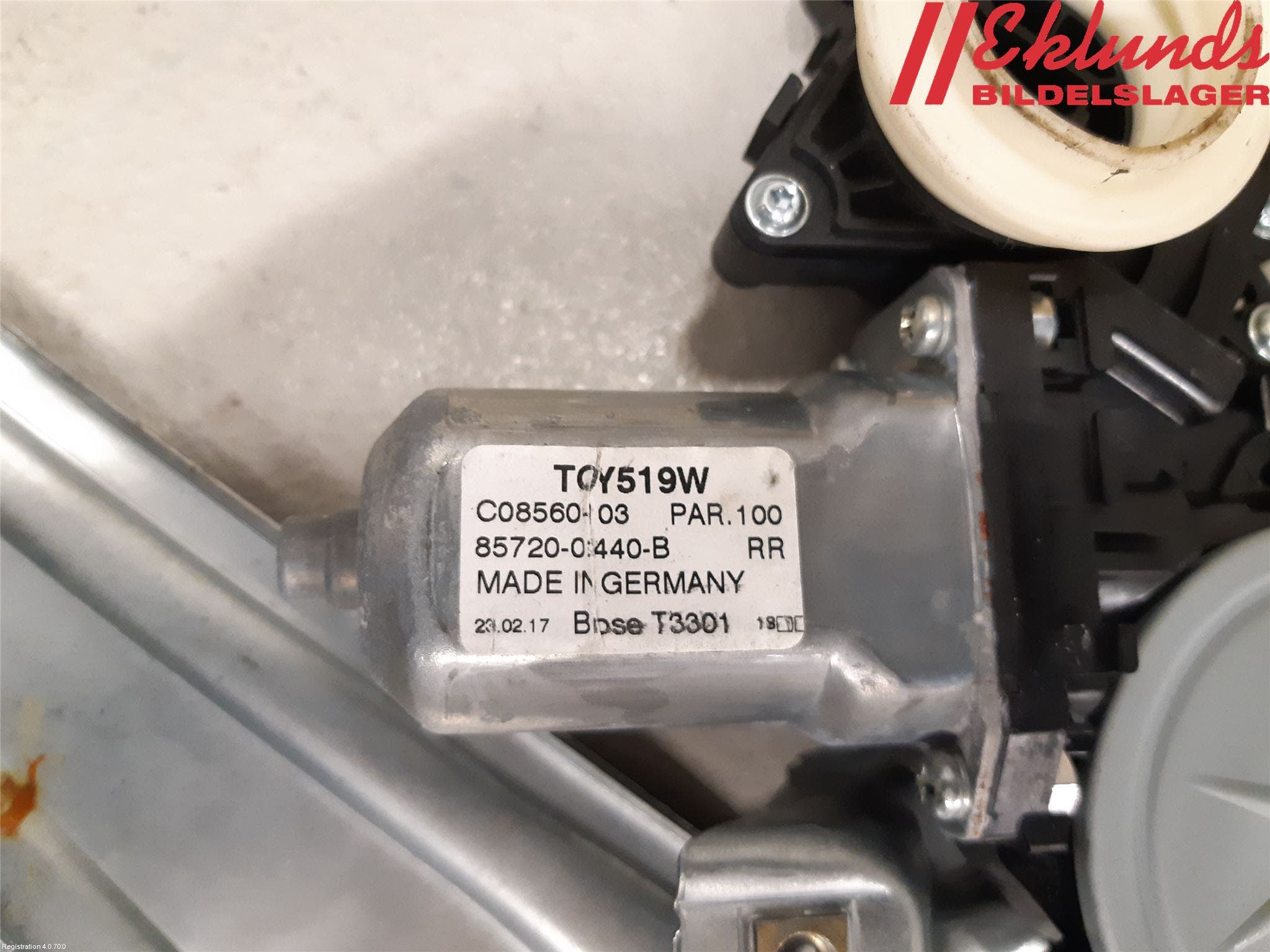 Toyota AURIS 13-19 Fönsterhiss El Kompl