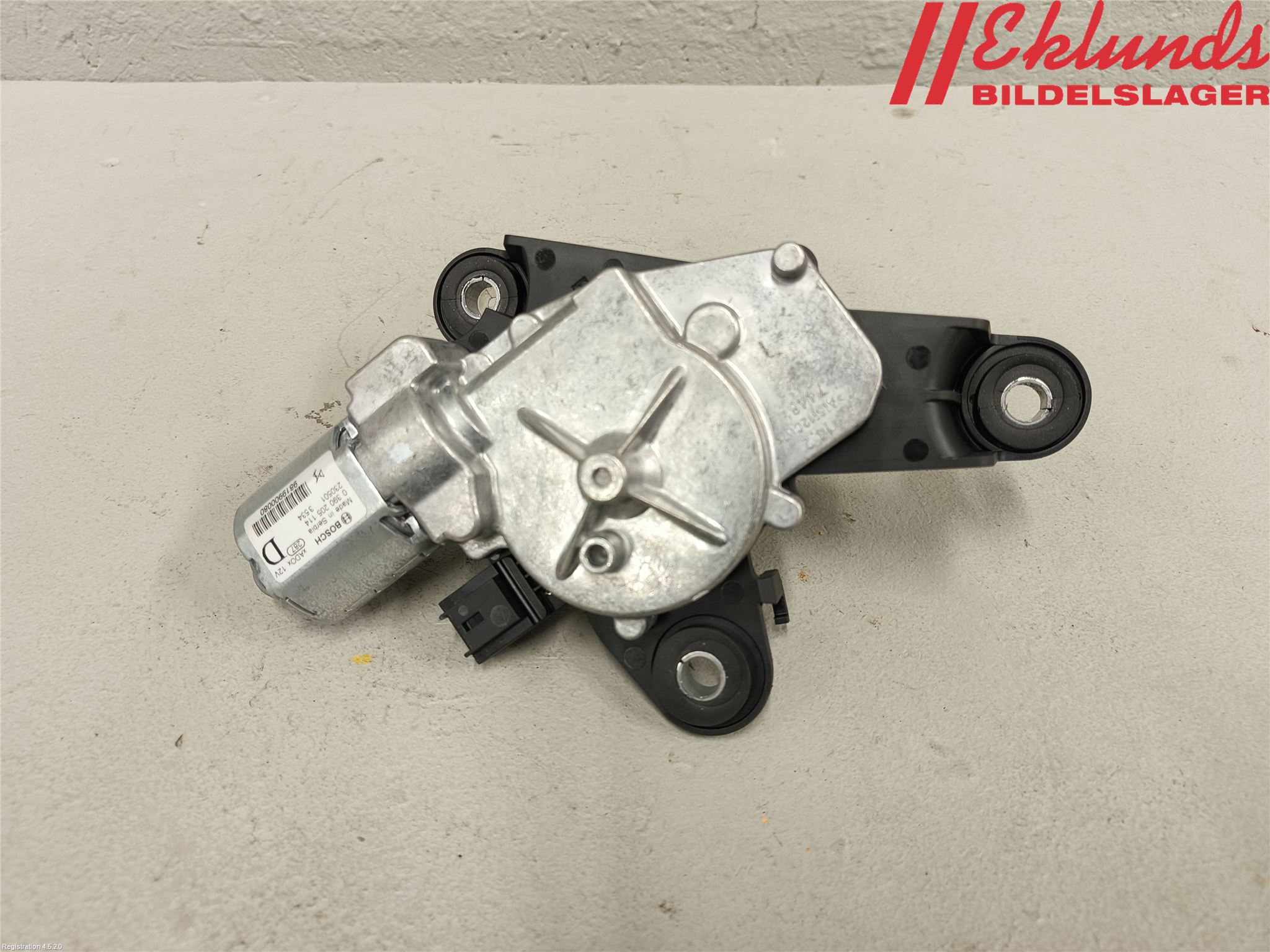 Peugeot 2008/E-2008 20- Torkarmotor Baklucka