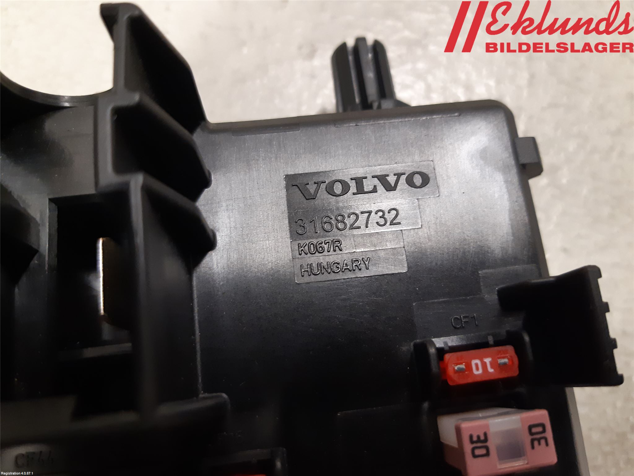 Volvo V60 19- Säkringsdosa-Elcentral