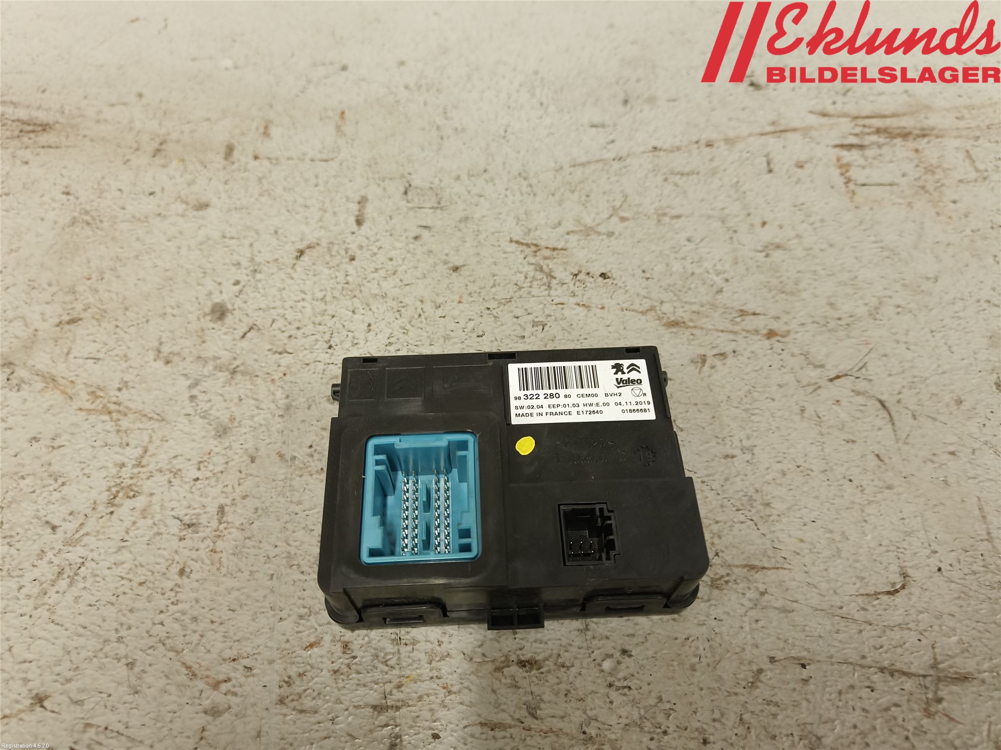 Opel VIVARO 20- Styrenhet Övrigt