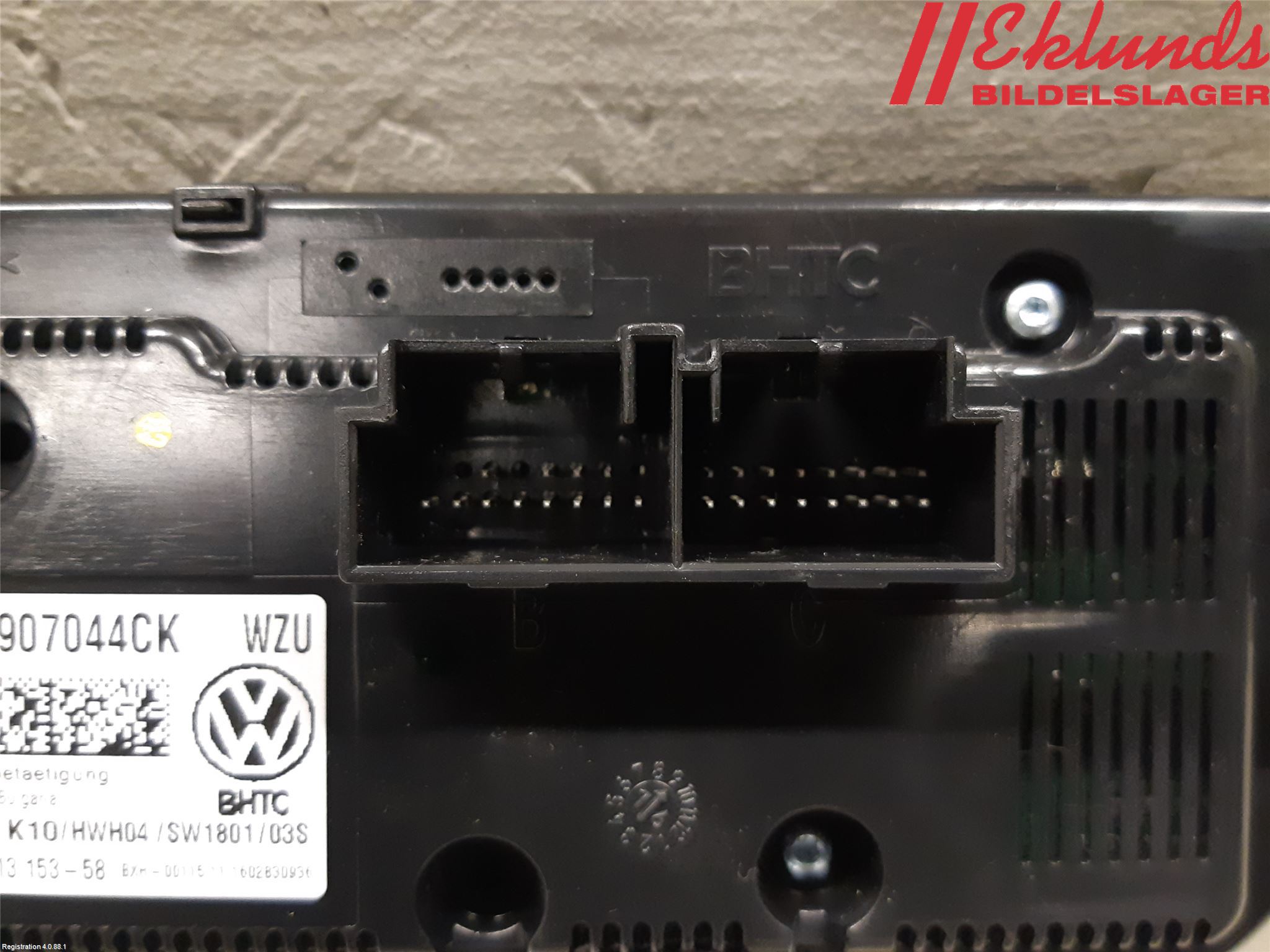 Volkswagen VW PASSAT 15-19 Ac Styrenhet Ac Manöveren
