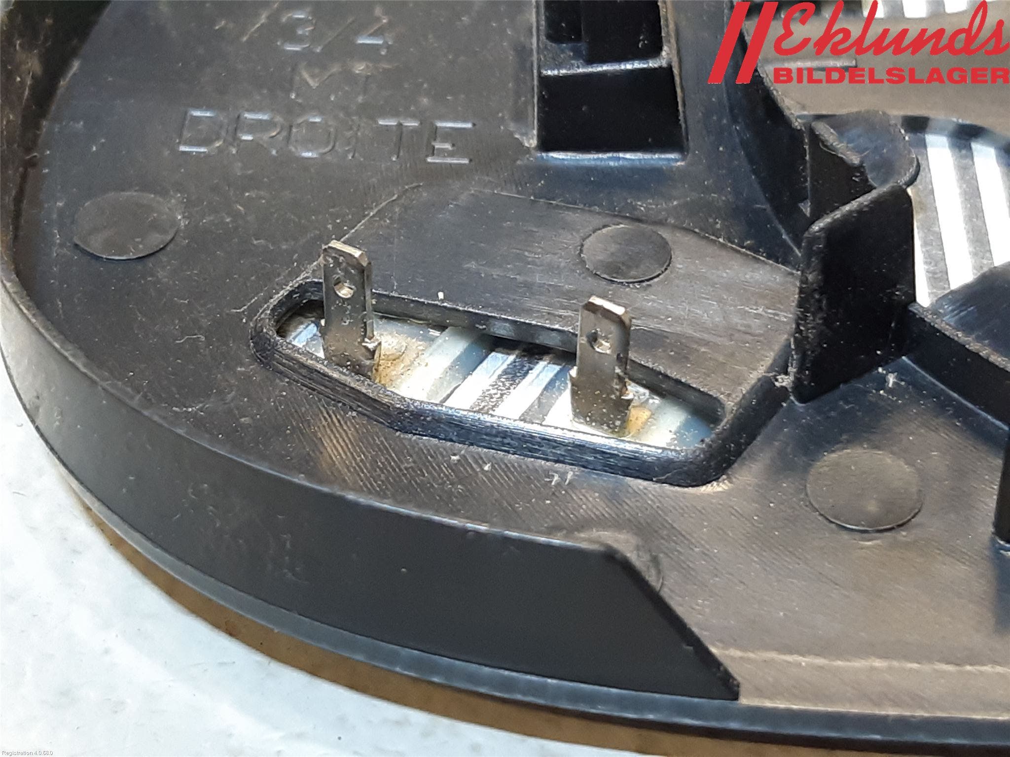 Peugeot 207 Spegelglas Hö