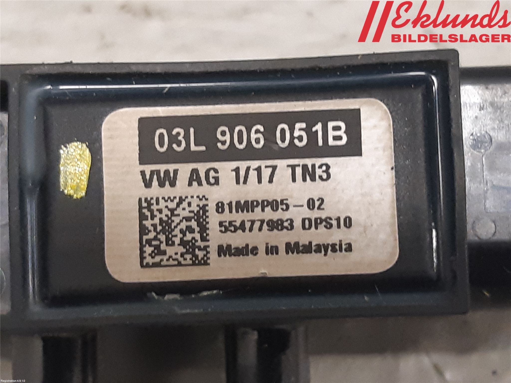 Volkswagen VW CADDY 16-20 Givare Temp-Tryck Avgas
