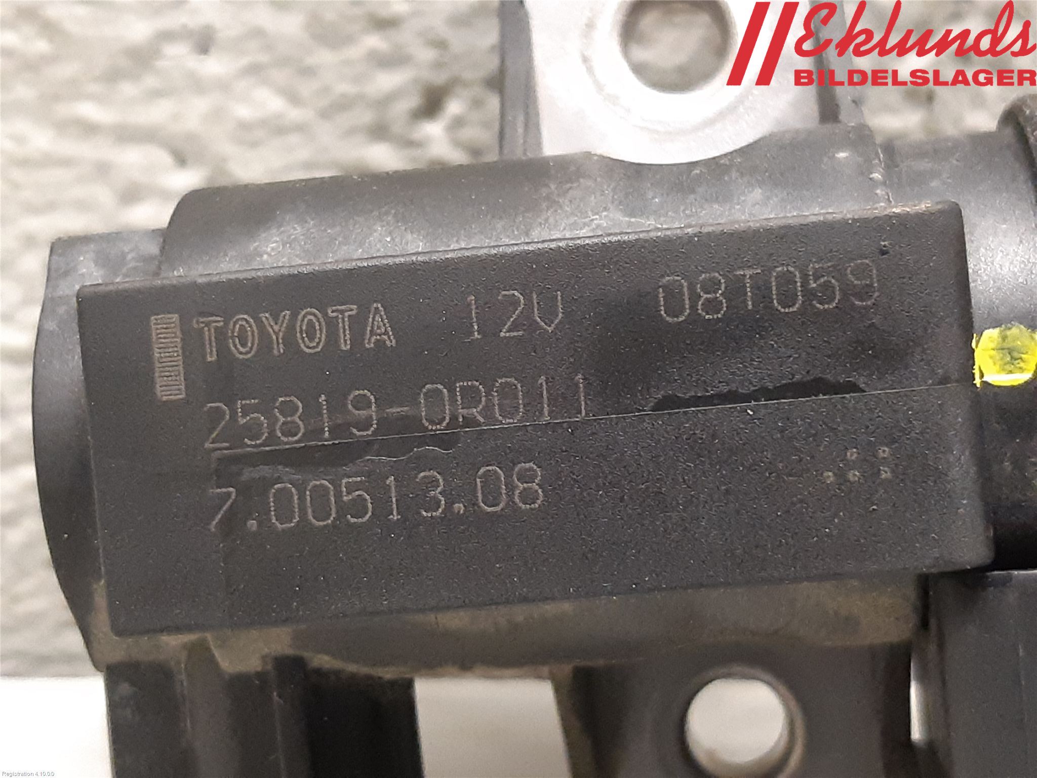 Toyota AURIS 07-09 Vakuumventil