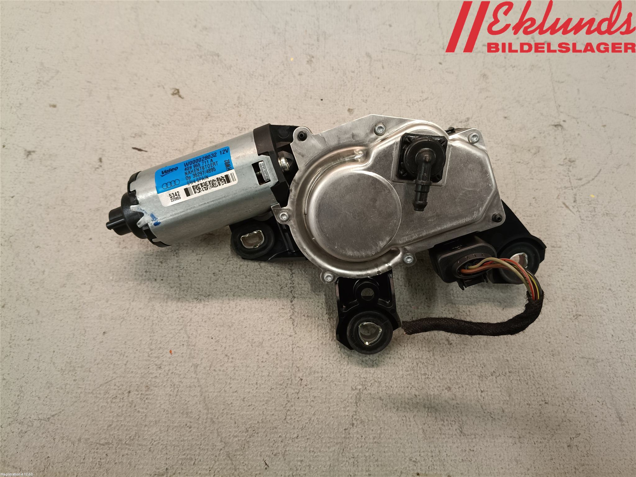 Audi A6 ALLROAD 12-18 Torkarmotor Baklucka