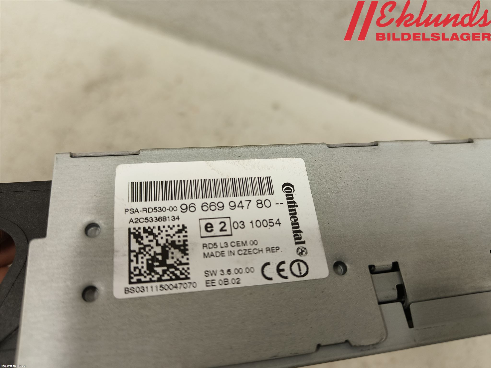 Citroen C4 II 11-18 Cd Radio - Multimediapanel