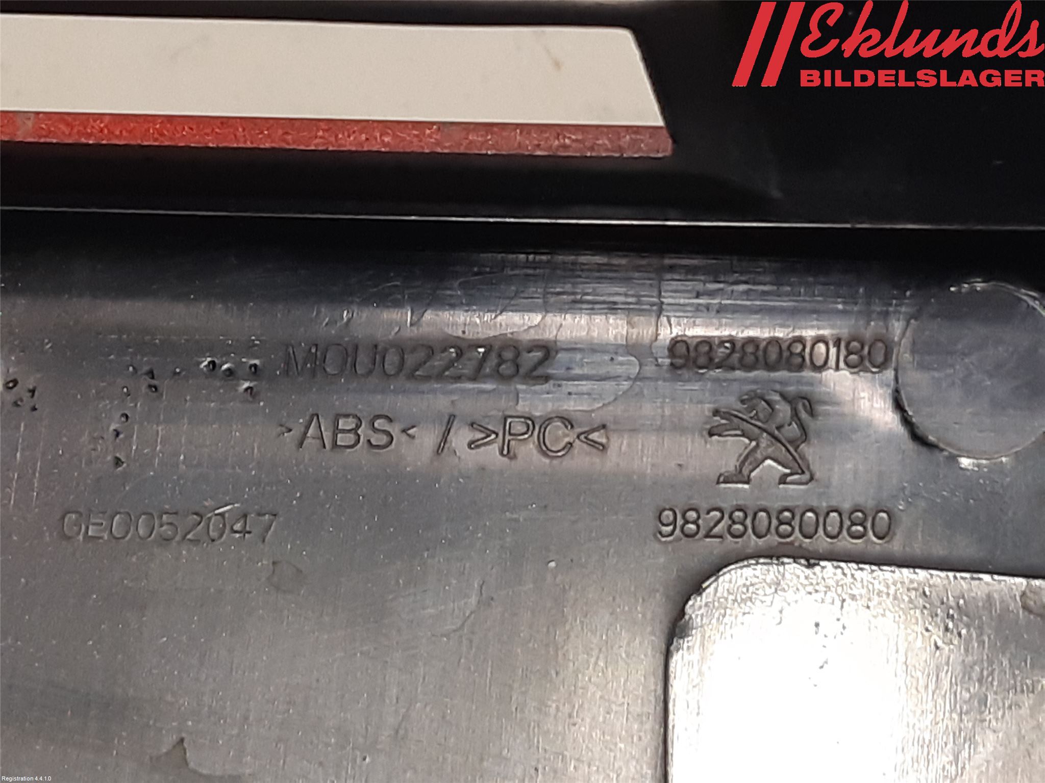 Peugeot 2008/E-2008 20- List Bak-Baklucka