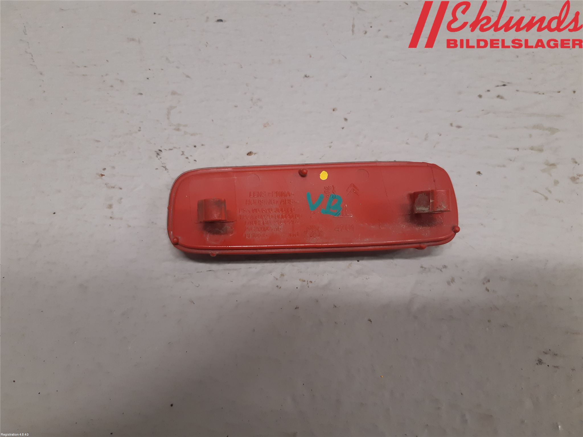 Citroen JUMPY 07-16 Dimljus/Reflex Bak