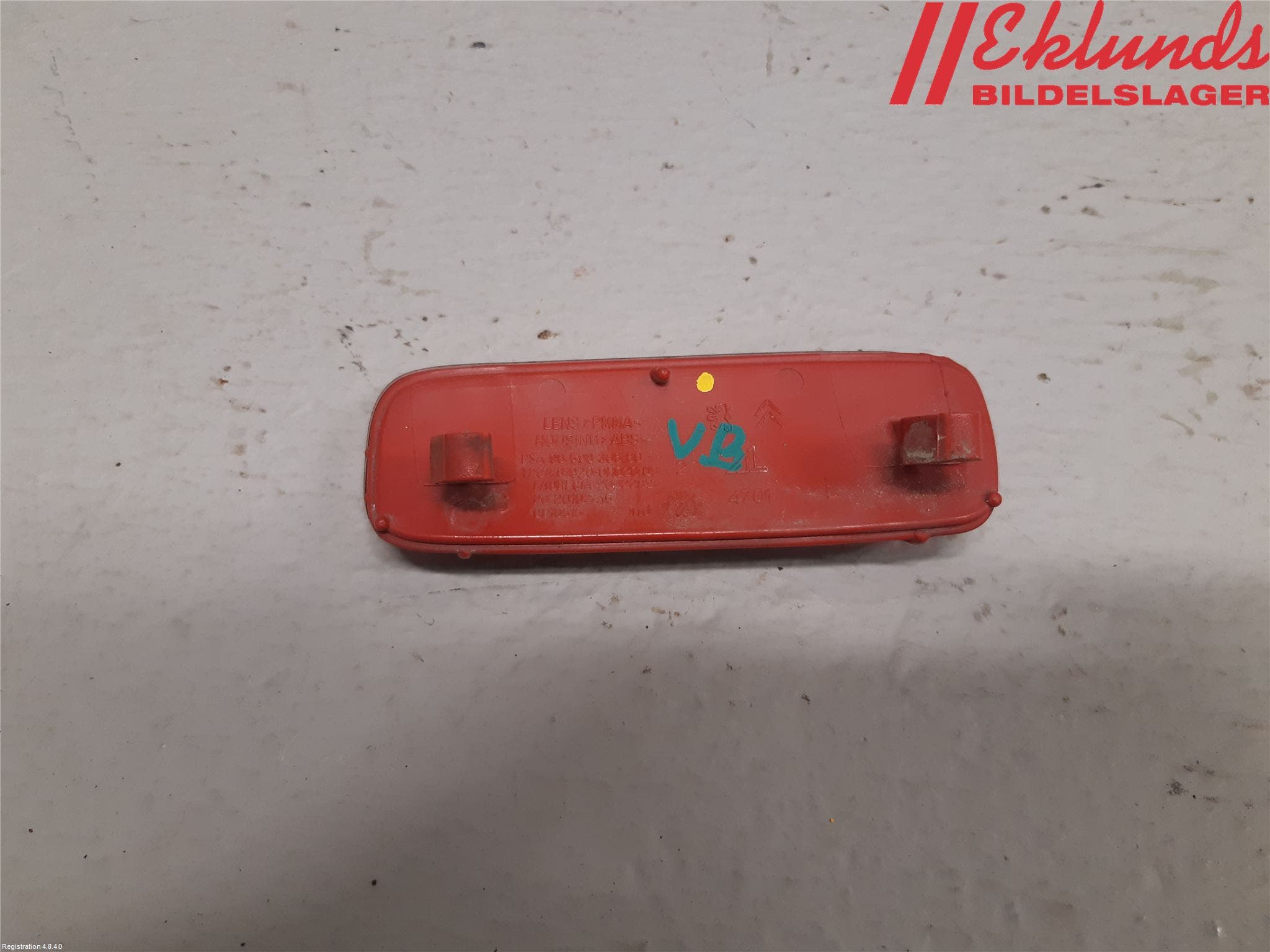 Citroen JUMPY 07-16 Dimljus/Reflex Bak