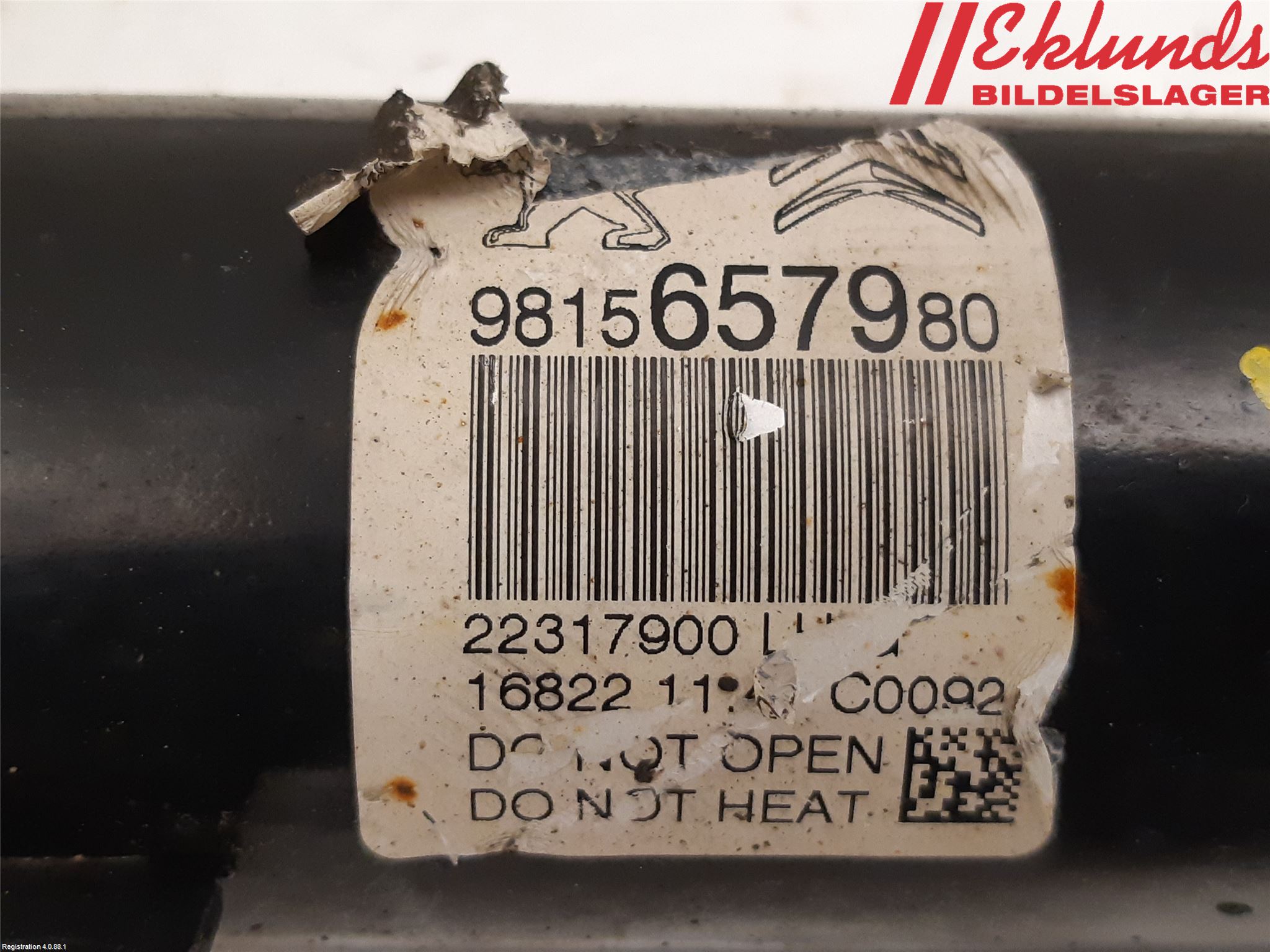 Citroen COTROEN C3 17-24 Fjäderben Fram Vänster