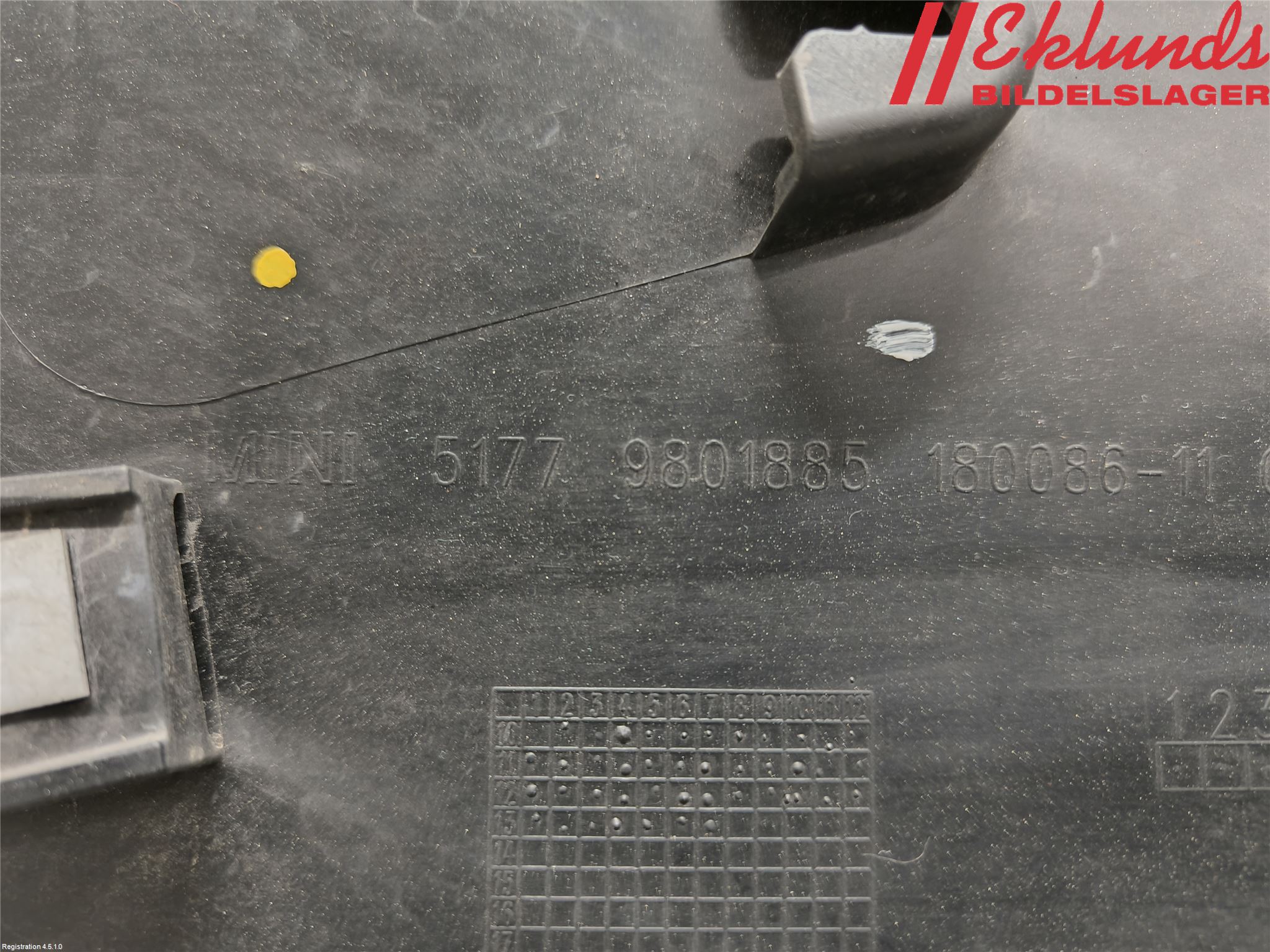 Mini COUPE R56 05-14 Dörr Dekorlist Bak Vä