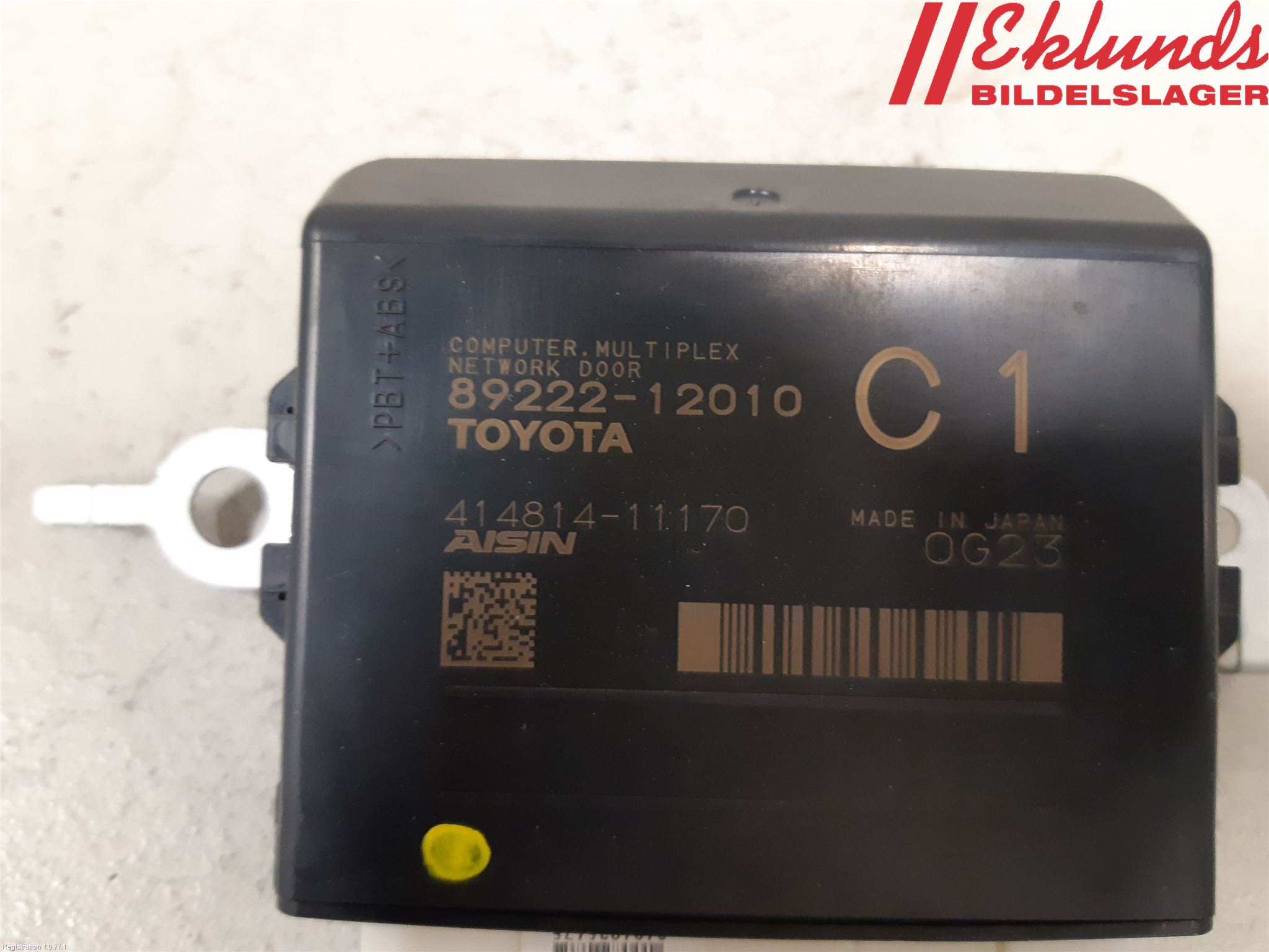 Toyota COROLLA 19- Styrenhet Övrigt