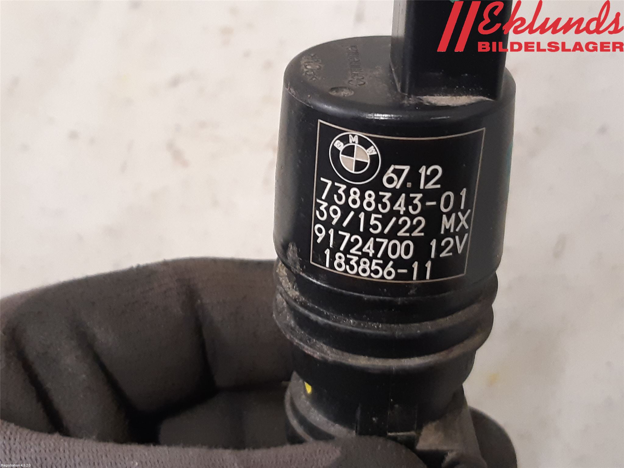 BMW X3 F25 10-17 Spolarpump Baklucka