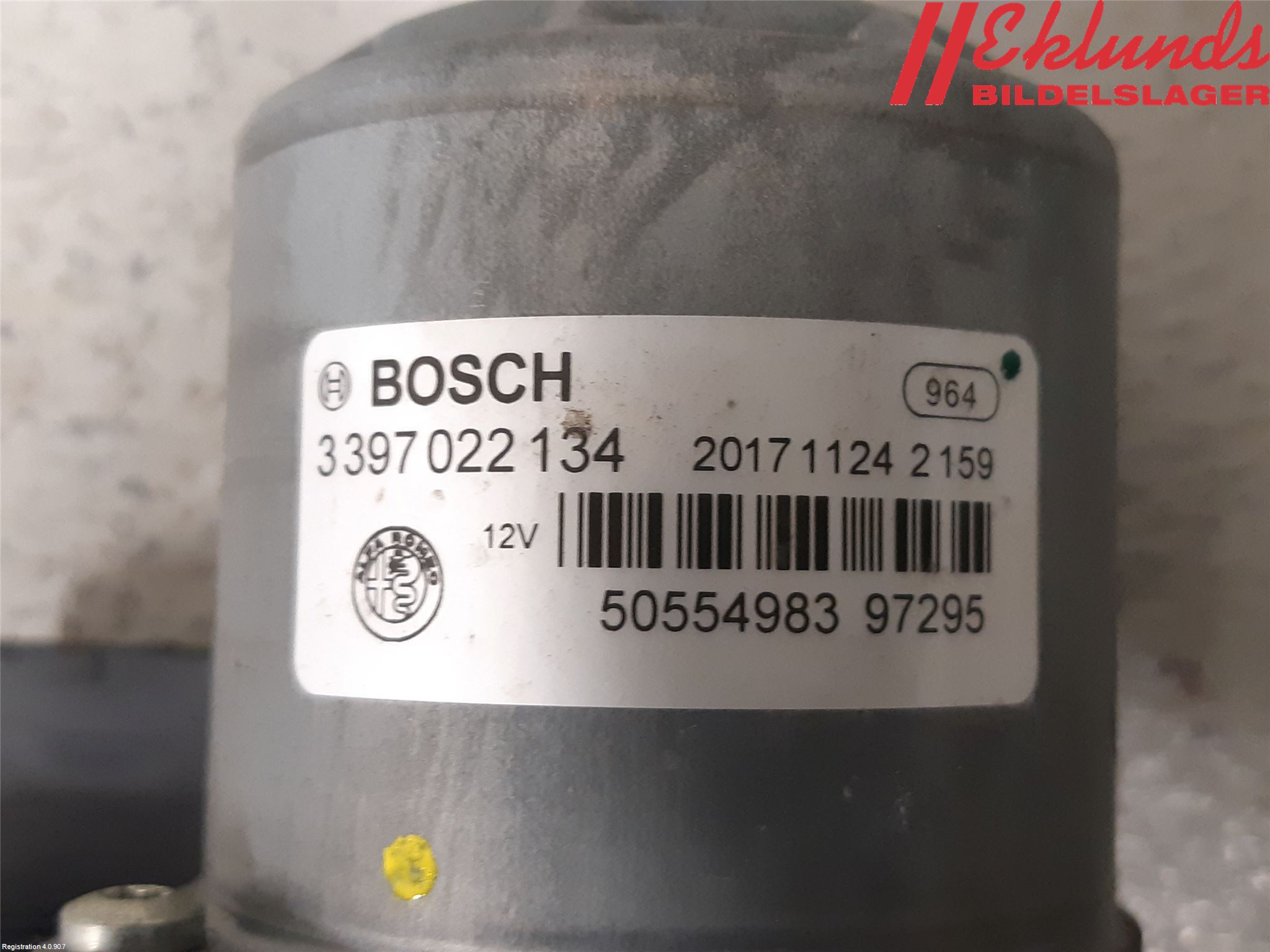 Alfa GIULIA Torkarmotor Vindruta