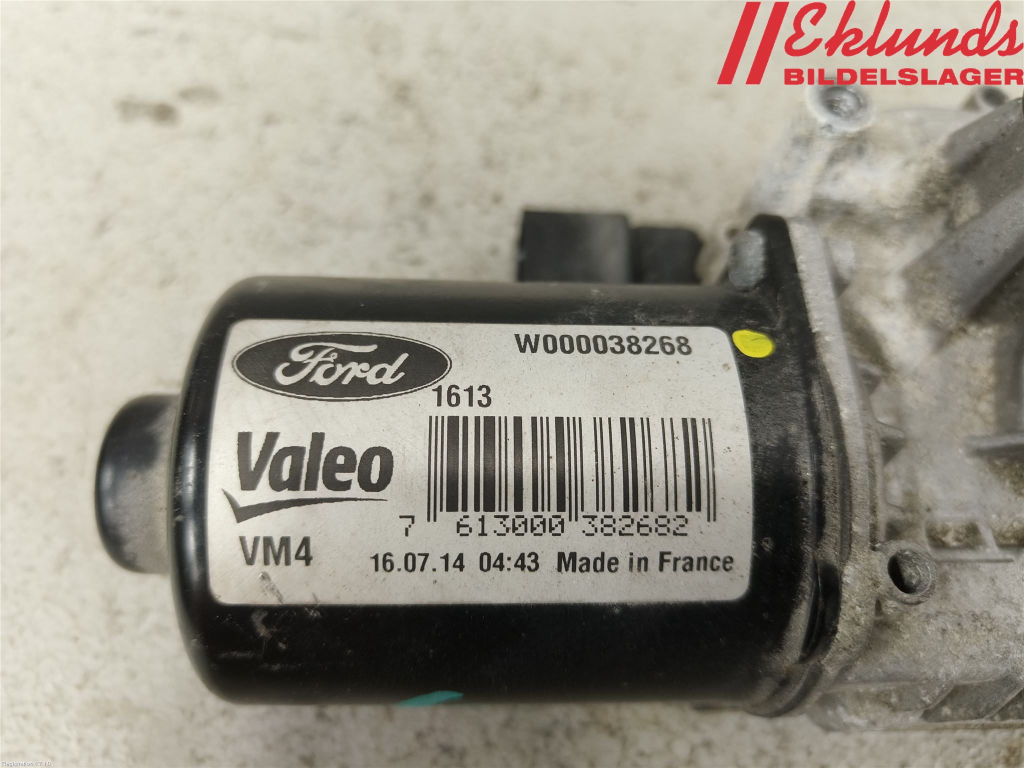 Ford TRANSIT/TOURNEO CONNECT 13-22 Torkarmotor Vindruta