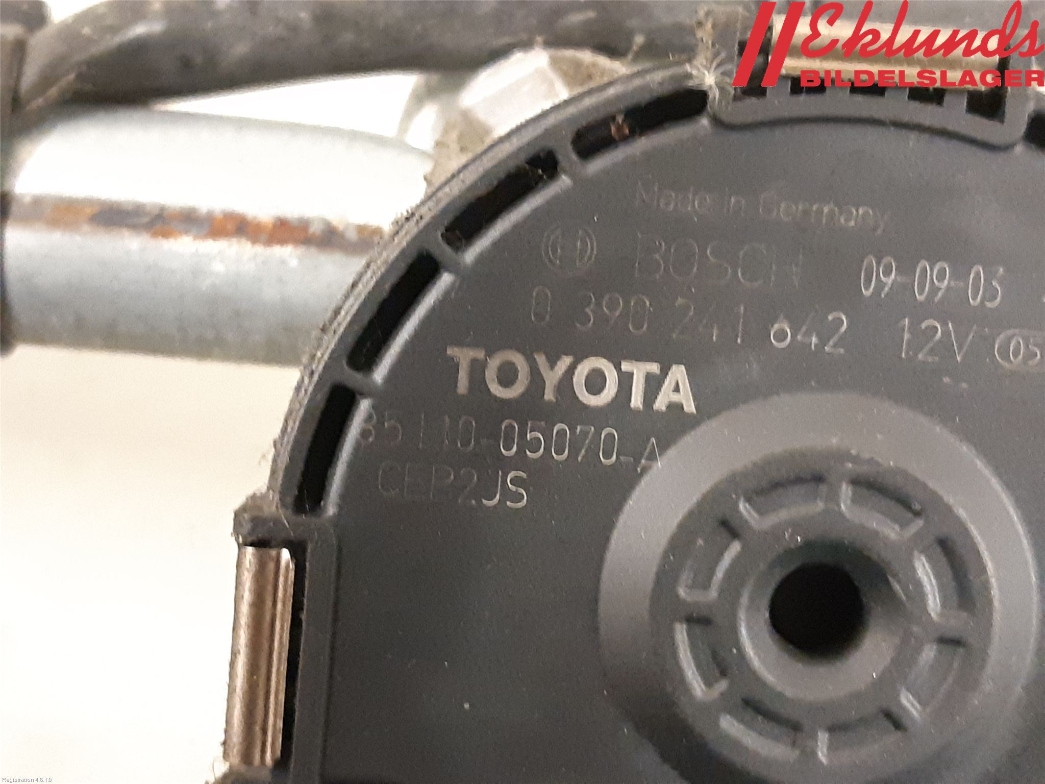 Toyota AVENSIS 09-15 Torkarmotor Vindruta