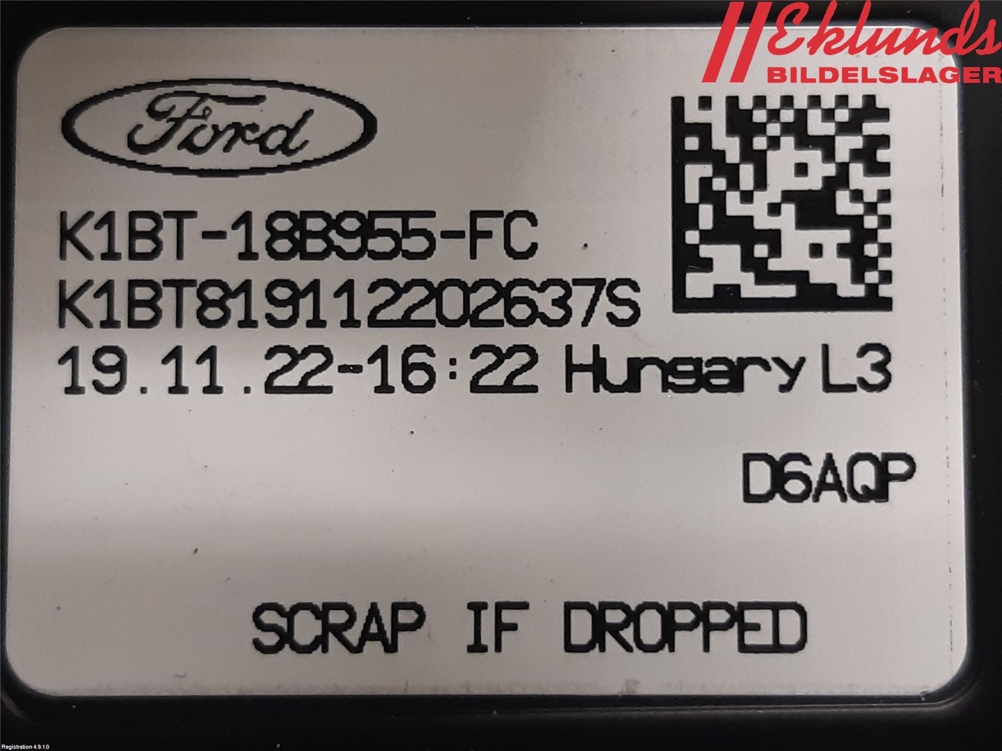 Ford TRANSIT/TOURNEO CUSTOM 13-24 Cd Radio - Multimediapanel