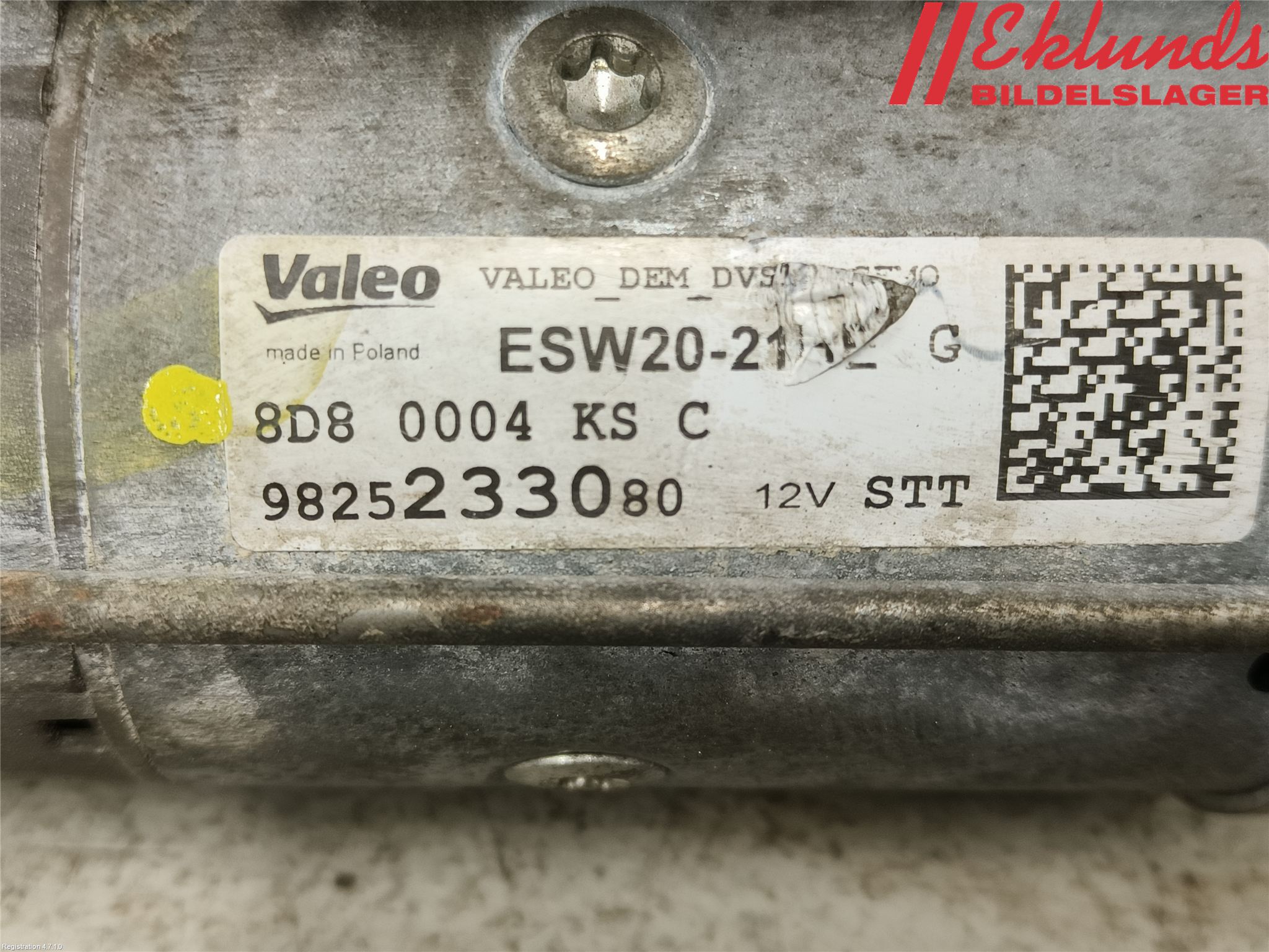 Peugeot 3008 17-24 Startmotor Diesel