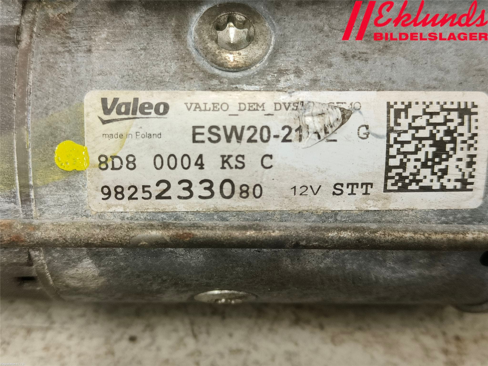 Peugeot 3008 17-24 Startmotor Diesel