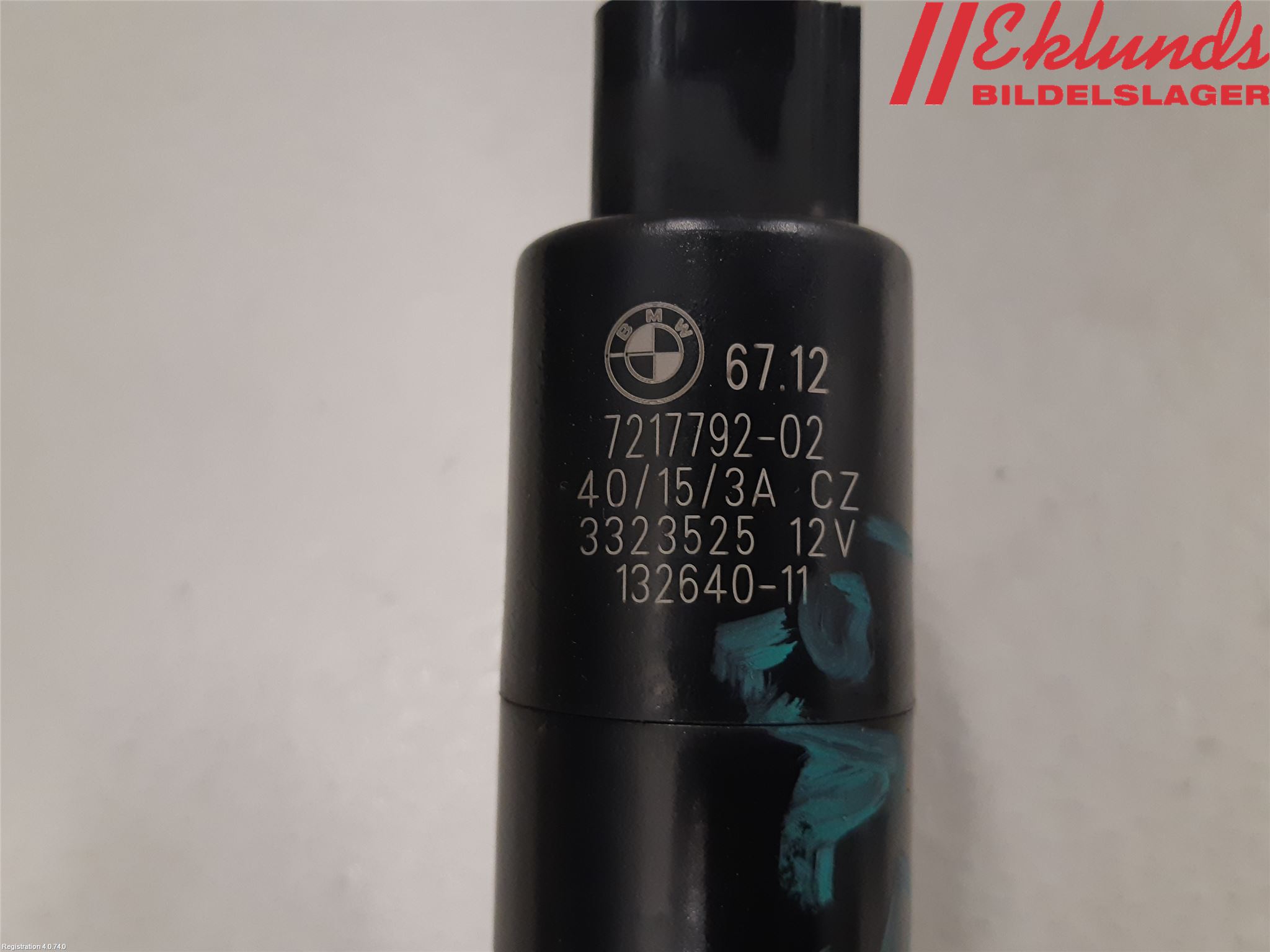 BMW X1 F48 15-22 Spolarpump Högtryck