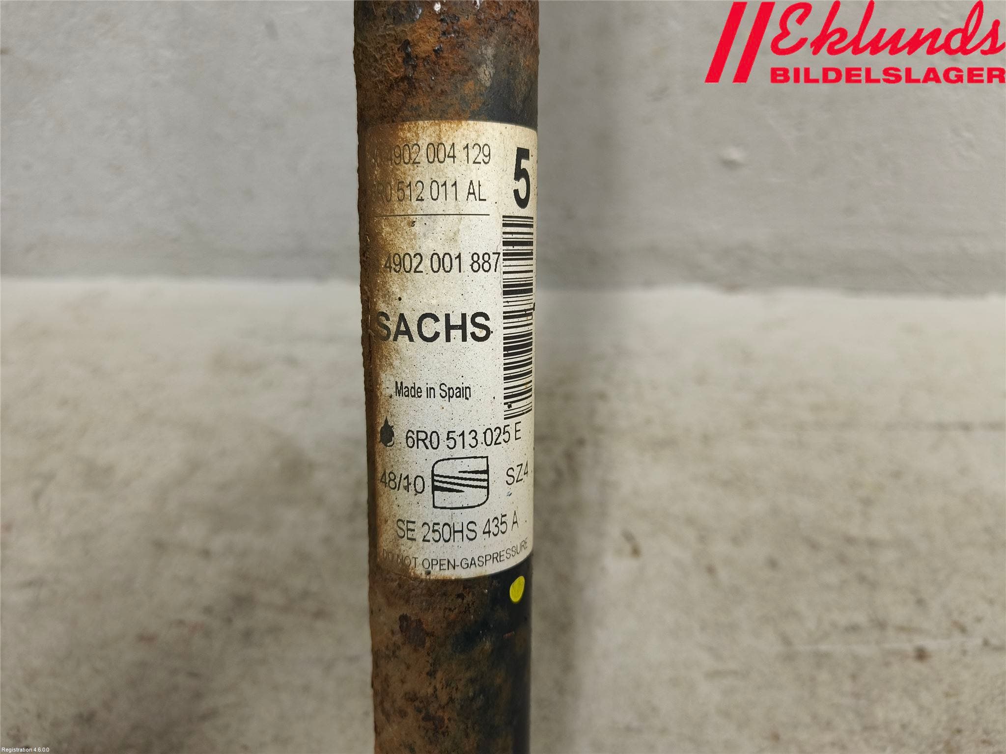 Seat IBIZA IV 08-16 Stötdämpare Bak