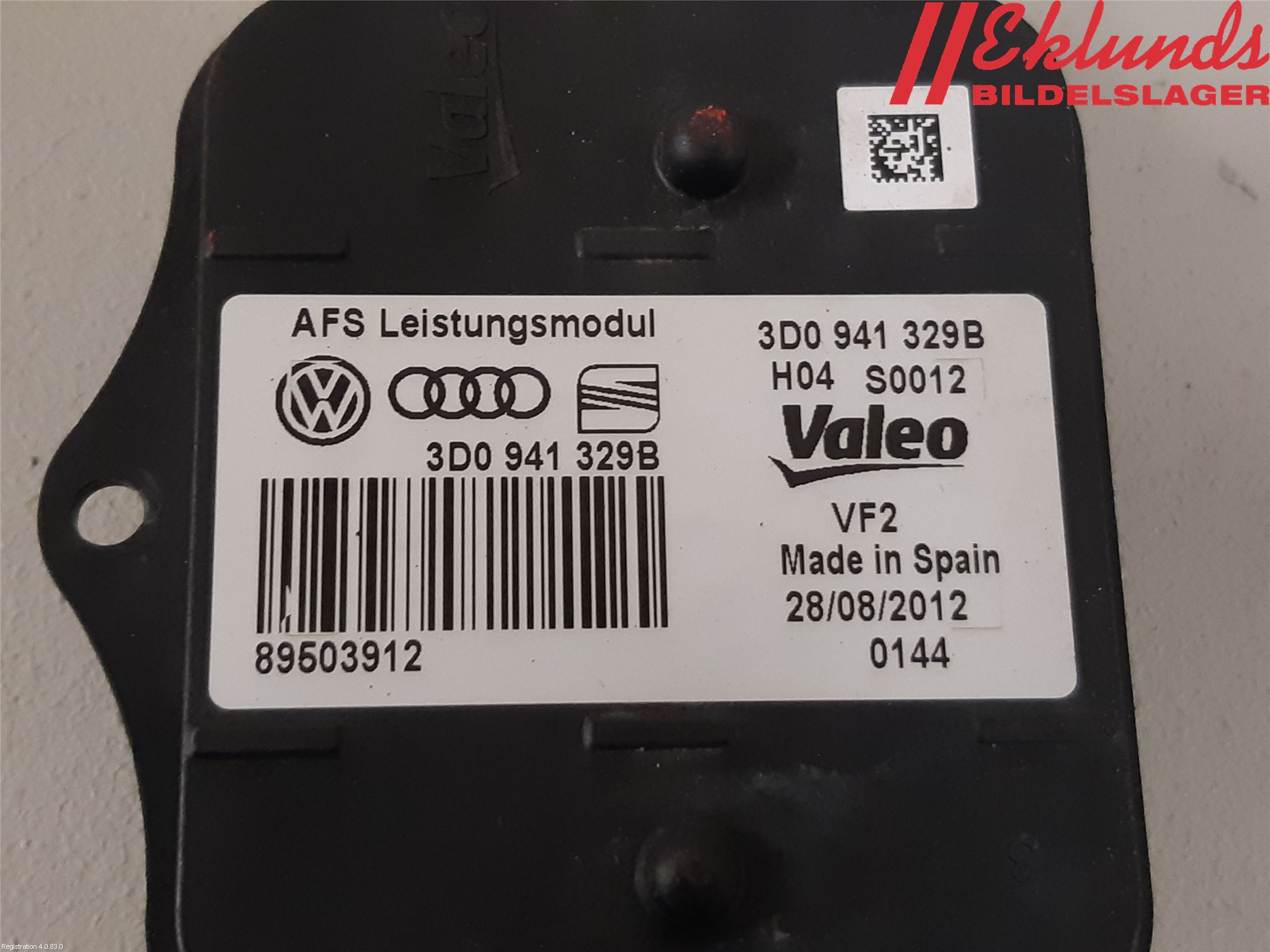 Volkswagen VW PASSAT 11-14 Styrenhet Strålkastare