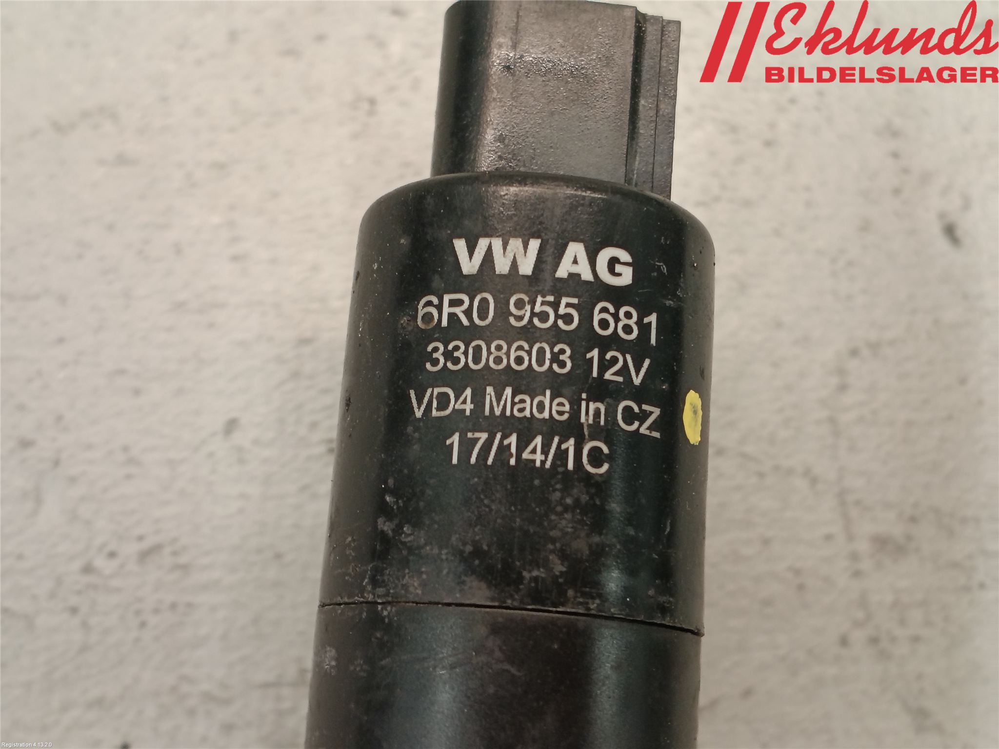 Volkswagen VW PASSAT 11-14 Spolarpump Högtryck
