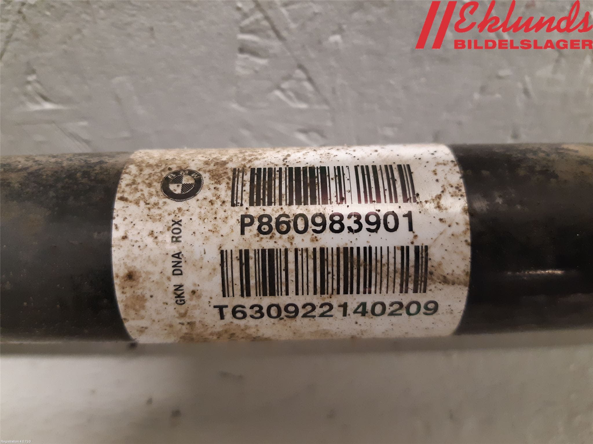 BMW X5 F15 13-18 Drivaxel Bak Höger