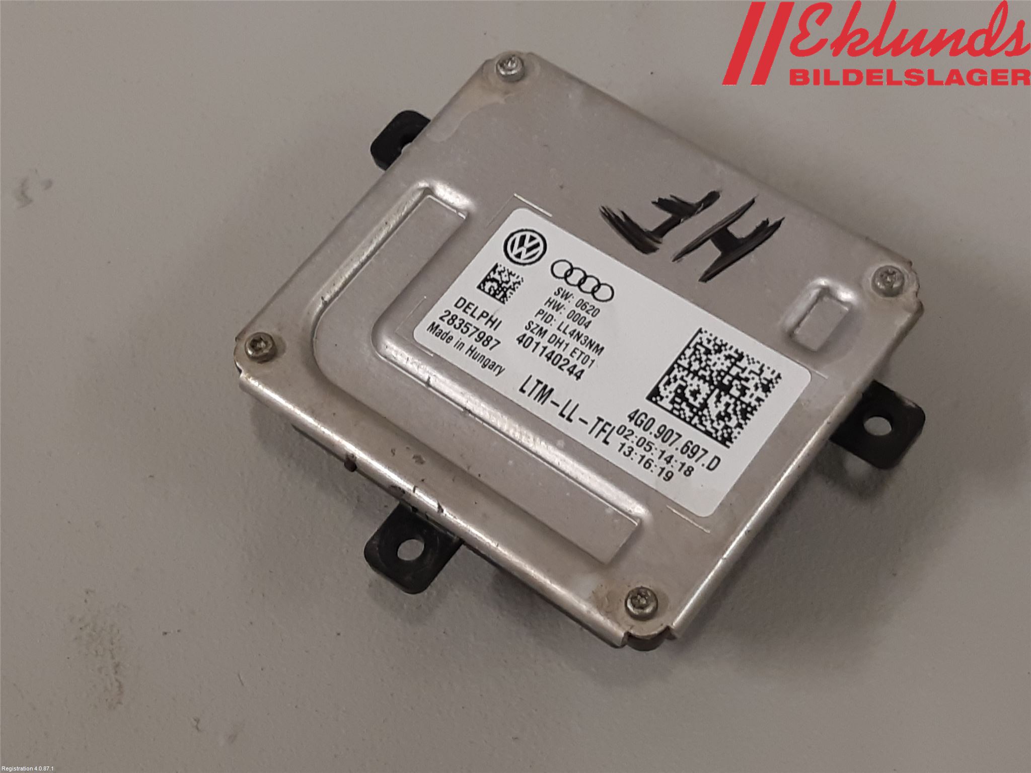 Audi A4 12-15 Styrenhet Strålkastare