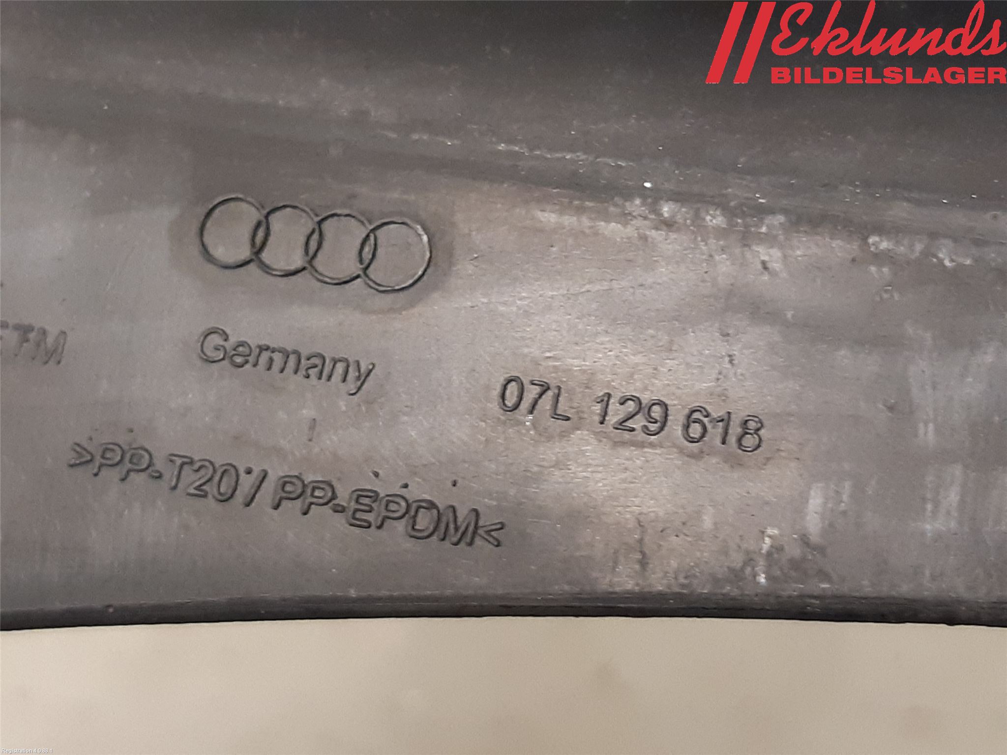 Audi A6/S6     05-11 Deflektor Plåt-Plast Kylning