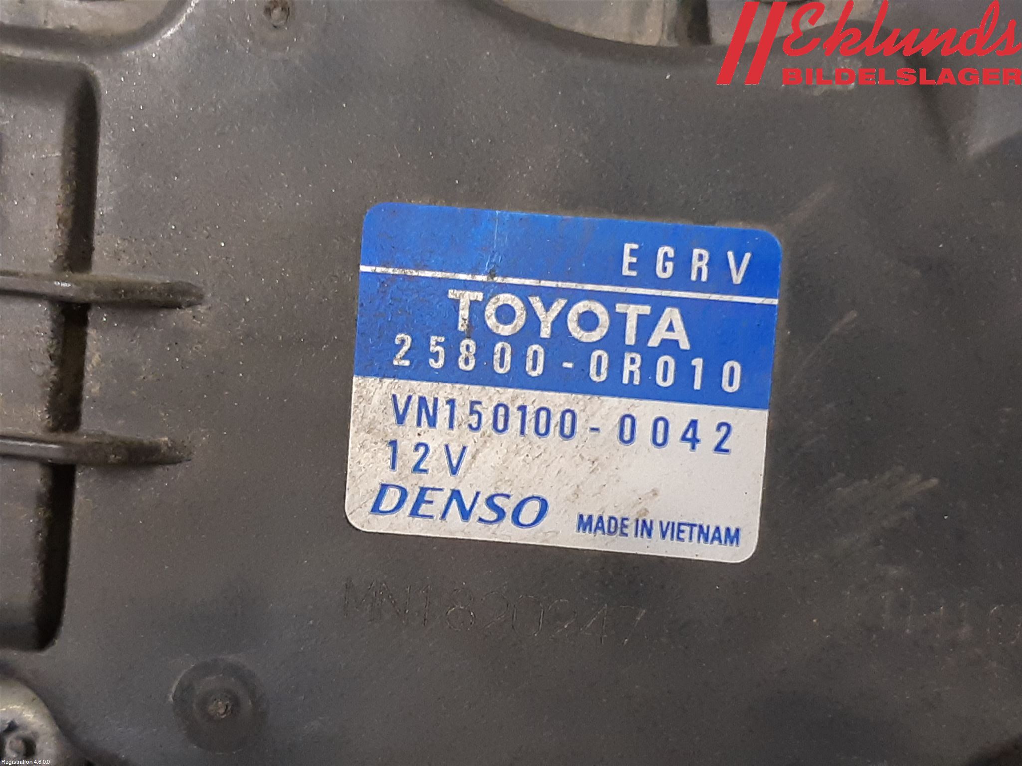 Toyota AVENSIS 09-15 Egr Ventil