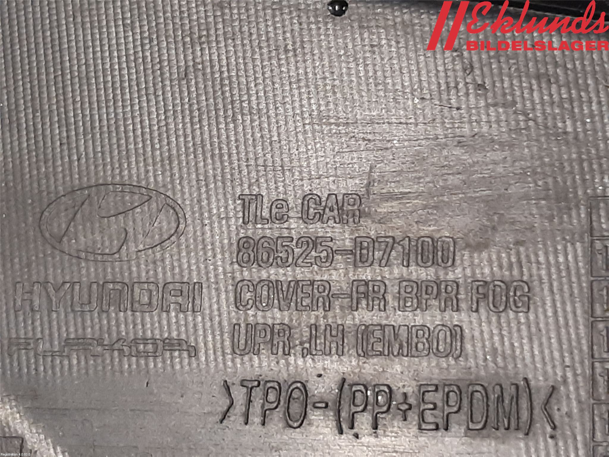 Hyundai TUCSON 05- Dimljussarg Fram