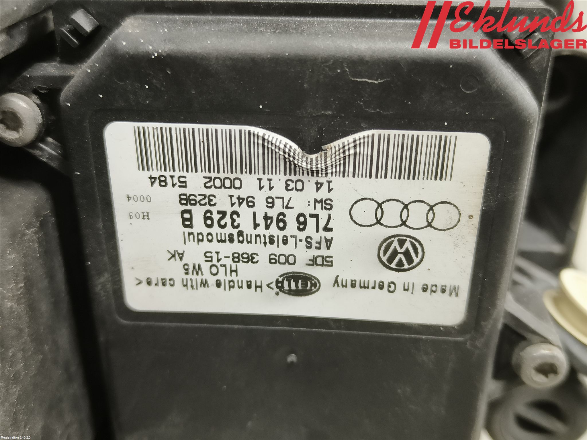 Skoda OCTAVIA (1Z) 05-13 Strålkastare Vänster